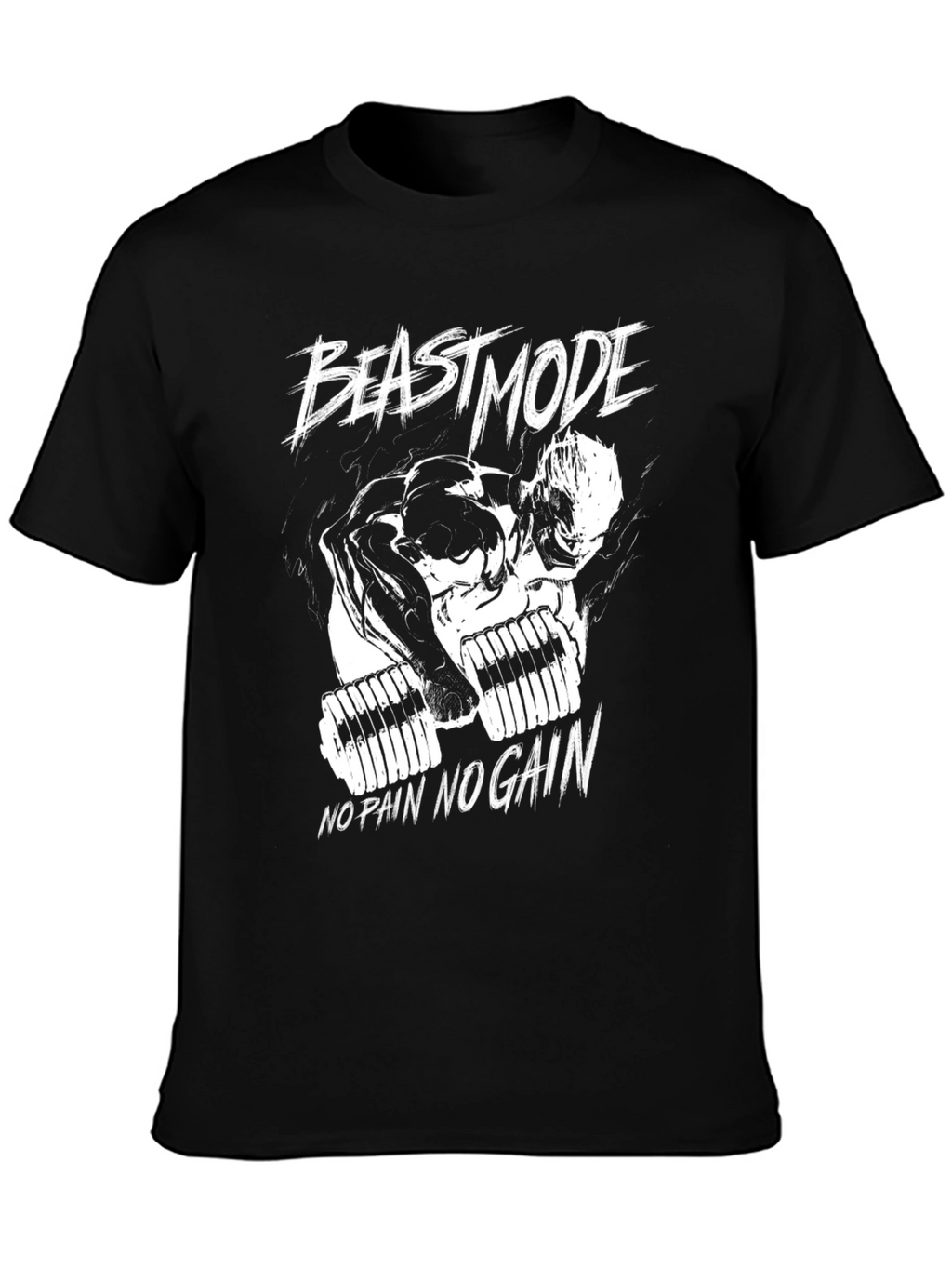 Beast Mode No Pain No Gain Graphic T-Shirt