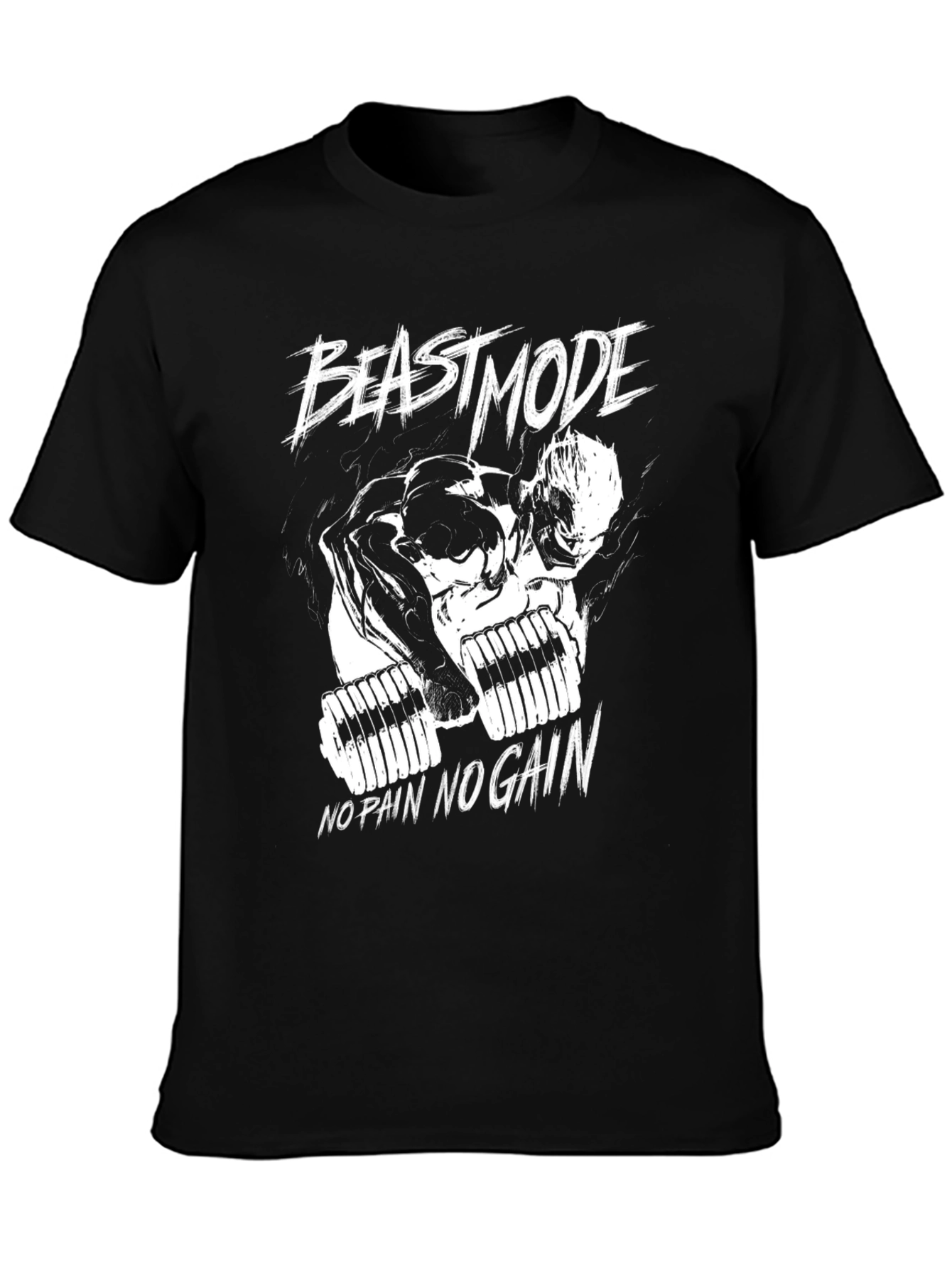 Beast Mode No Pain No Gain Graphic T-Shirt