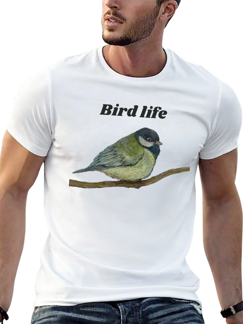 Bird Life Graphic Tee - Nature Lovers T-Shirt