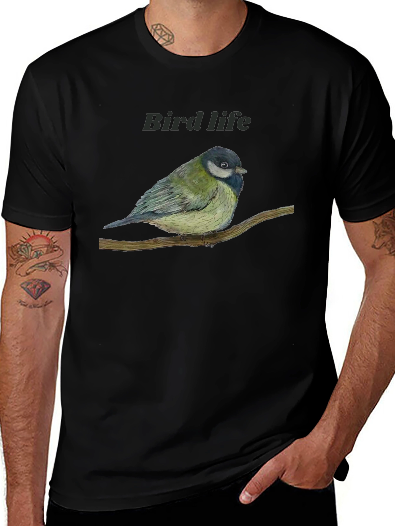 Bird Life Graphic Tee - Nature Lovers T-Shirt