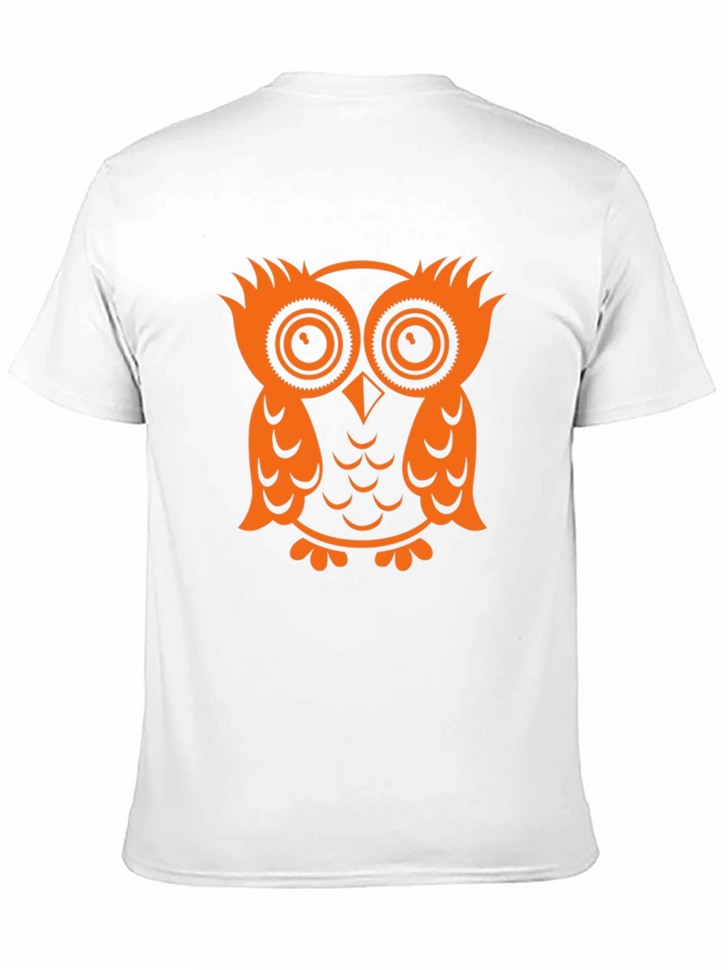 Owl Graphic Tee - Black Cotton T-Shirt