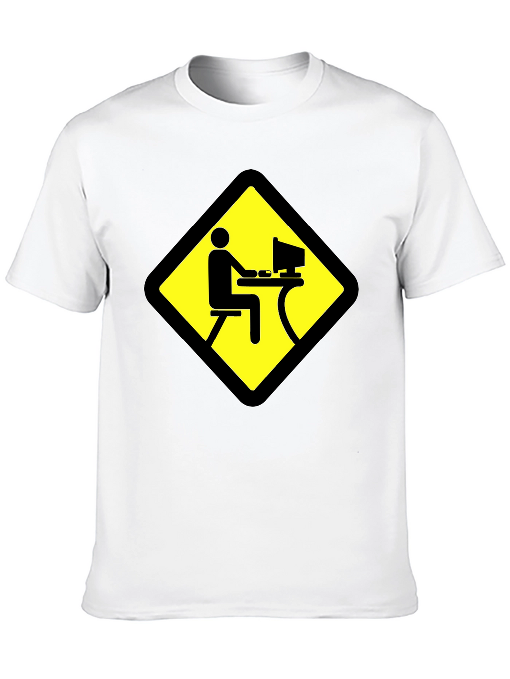 Warning: Gamer Zone - Novelty Graphic T-Shirt