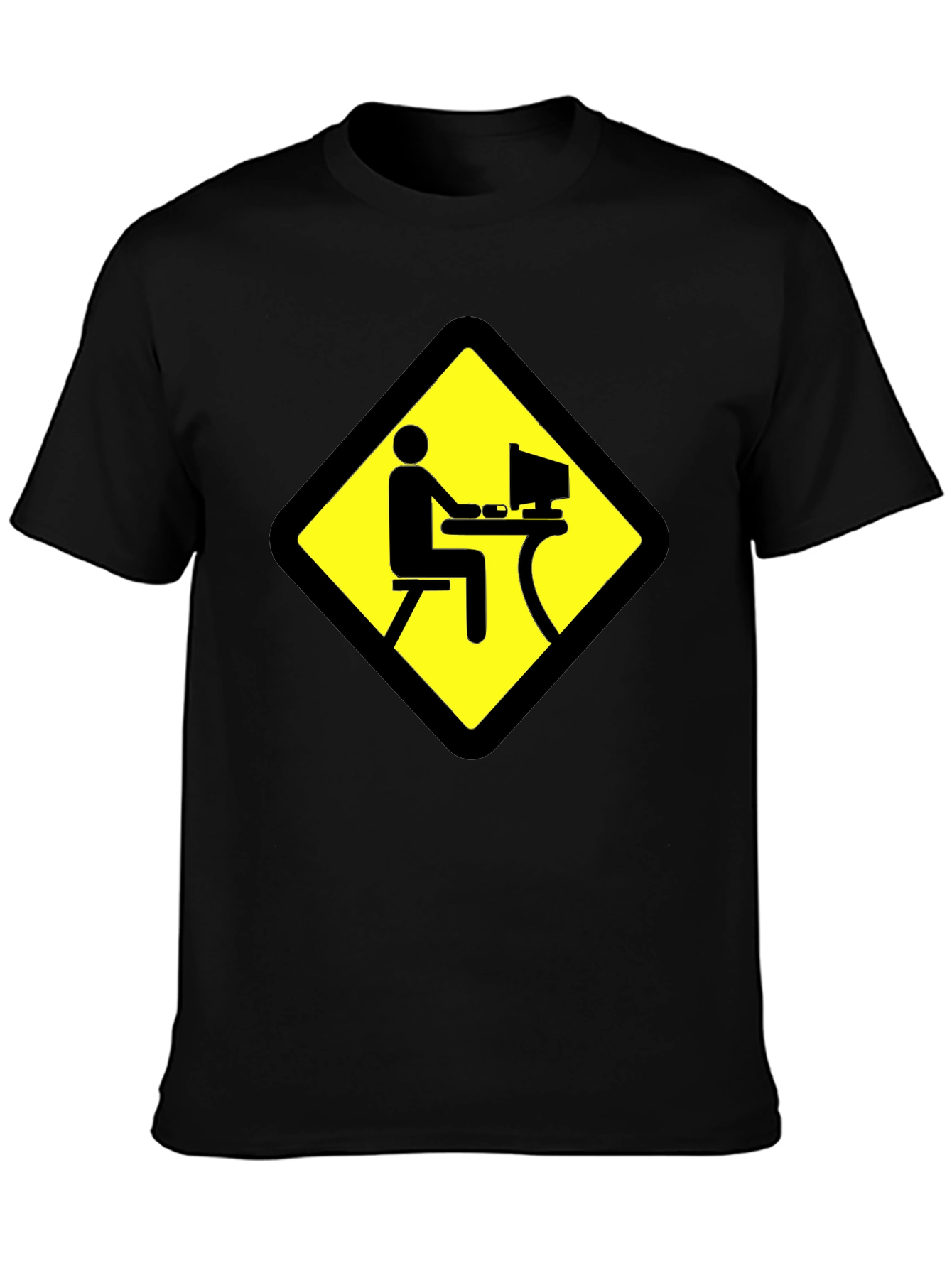 Warning: Gamer Zone - Novelty Graphic T-Shirt