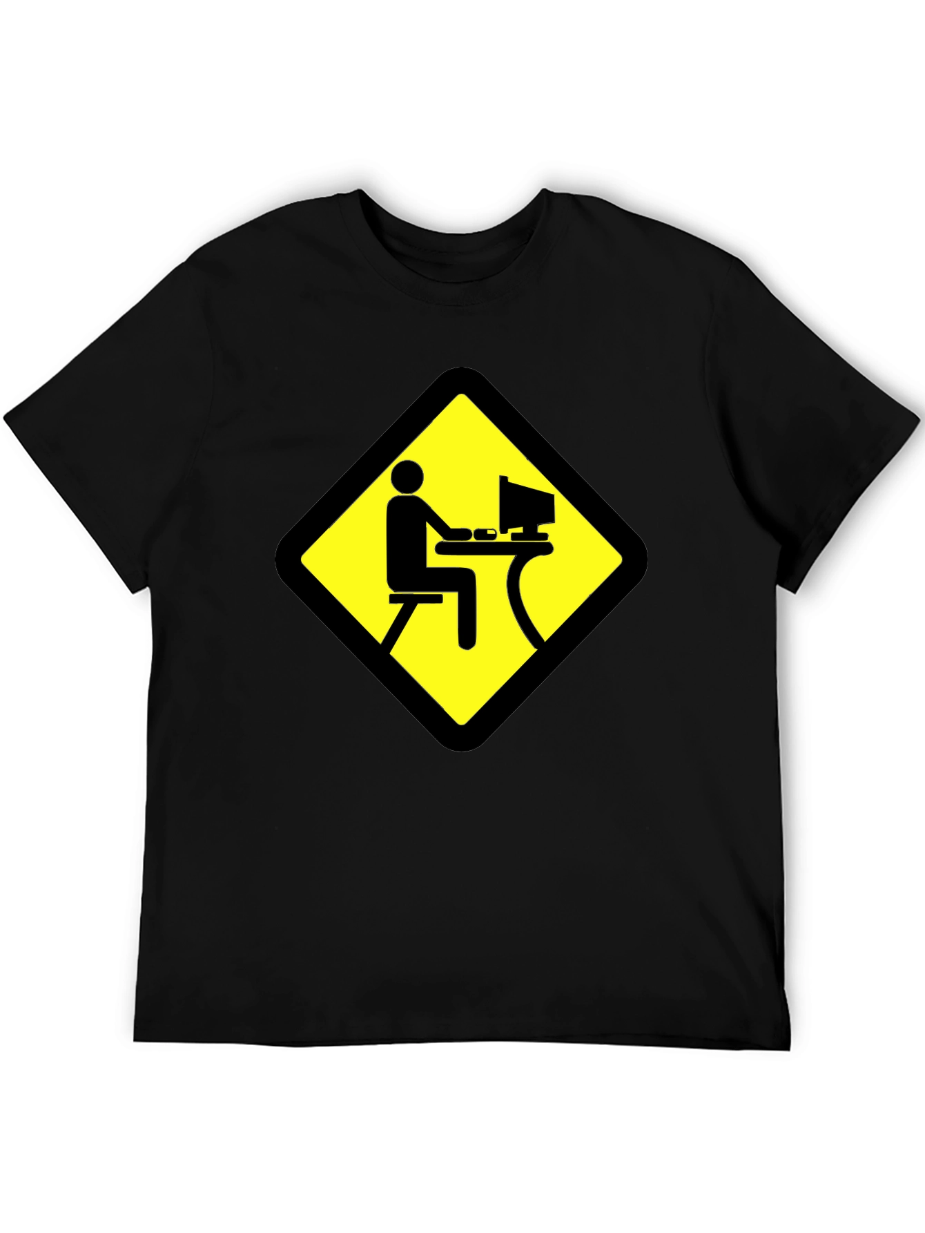 Warning: Gamer Zone - Novelty Graphic T-Shirt