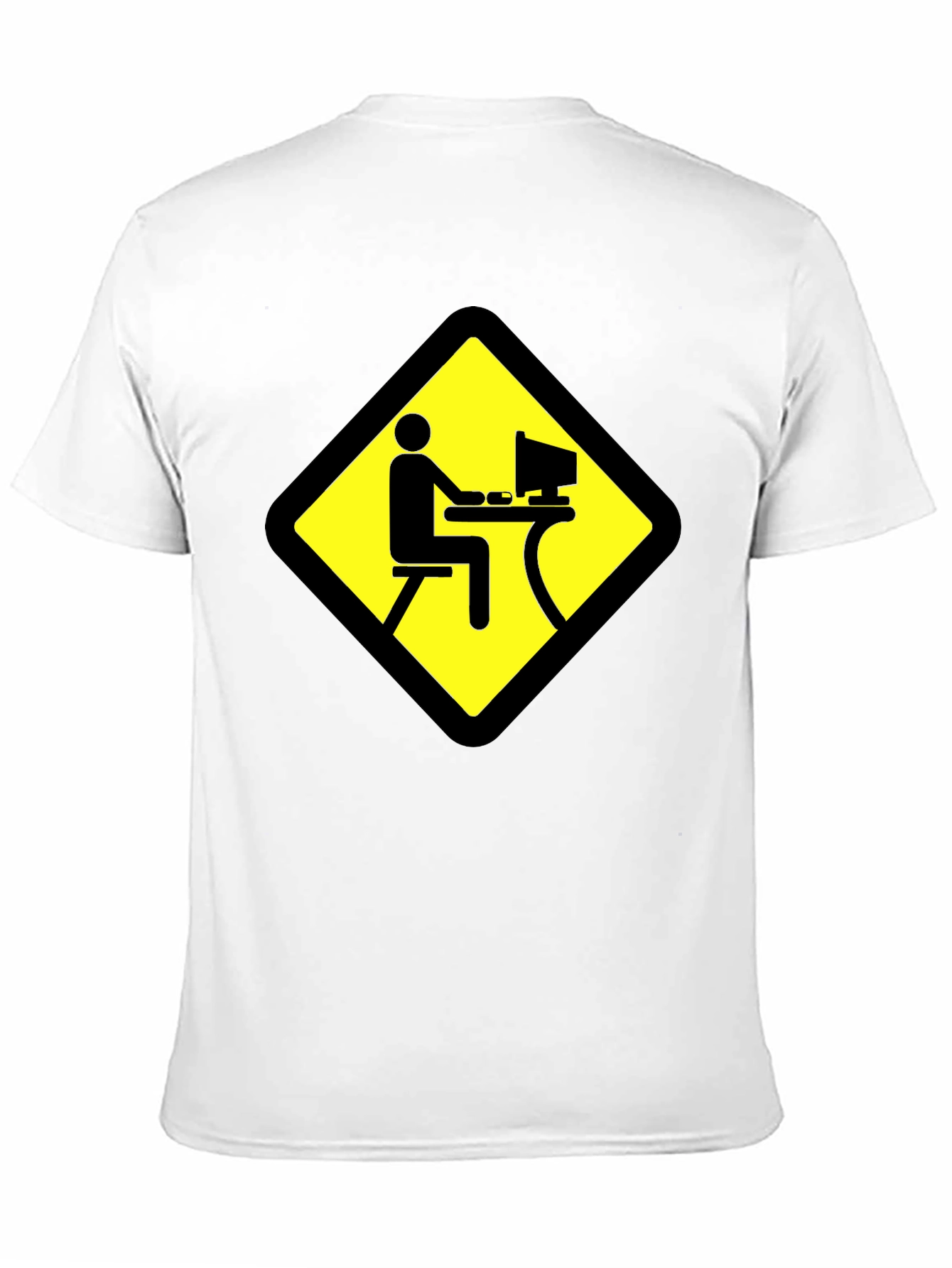 Warning: Gamer Zone - Novelty Graphic T-Shirt