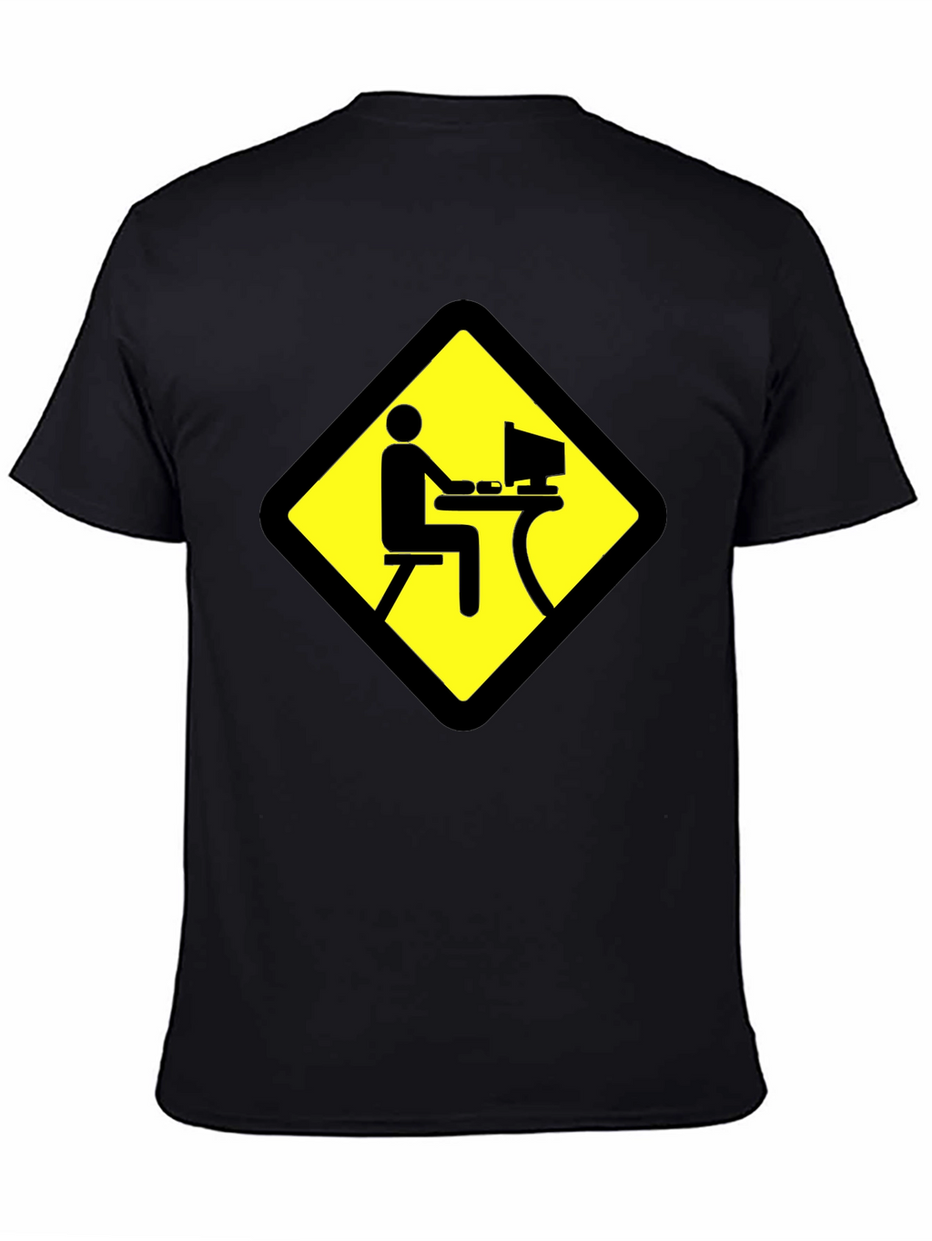 Warning: Gamer Zone - Novelty Graphic T-Shirt