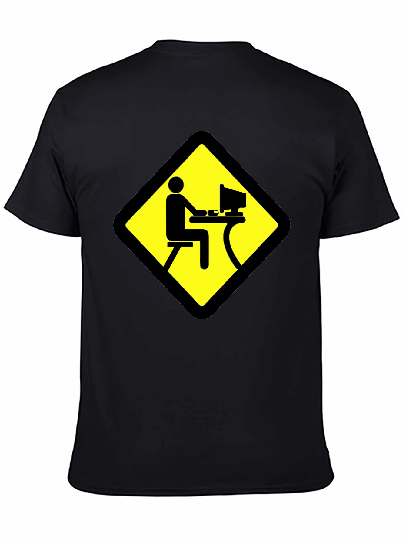Warning: Gamer Zone - Novelty Graphic T-Shirt