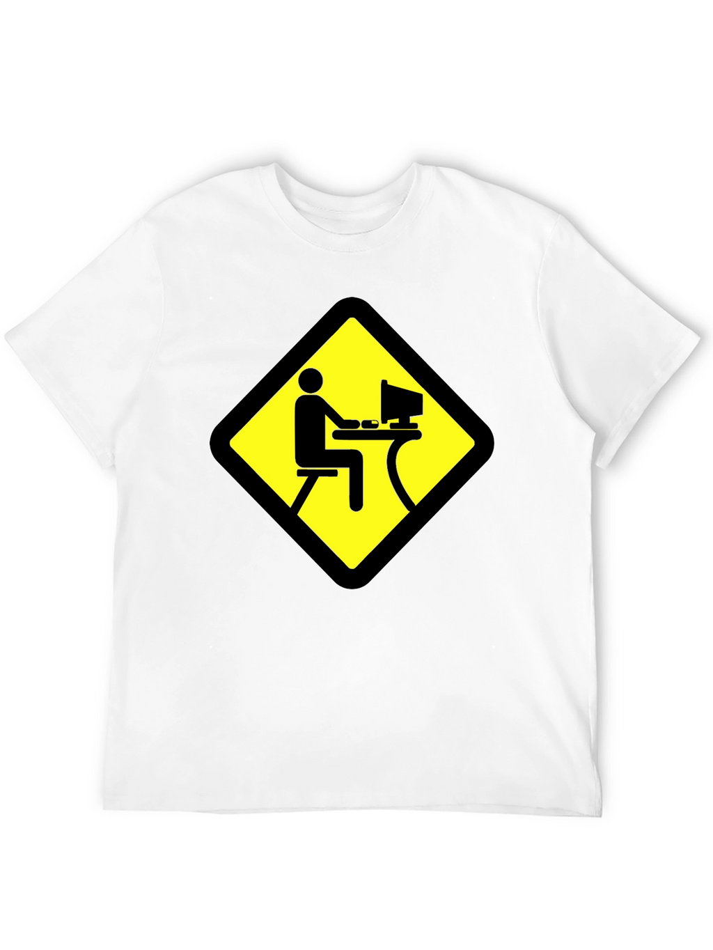 Warning: Gamer Zone - Novelty Graphic T-Shirt