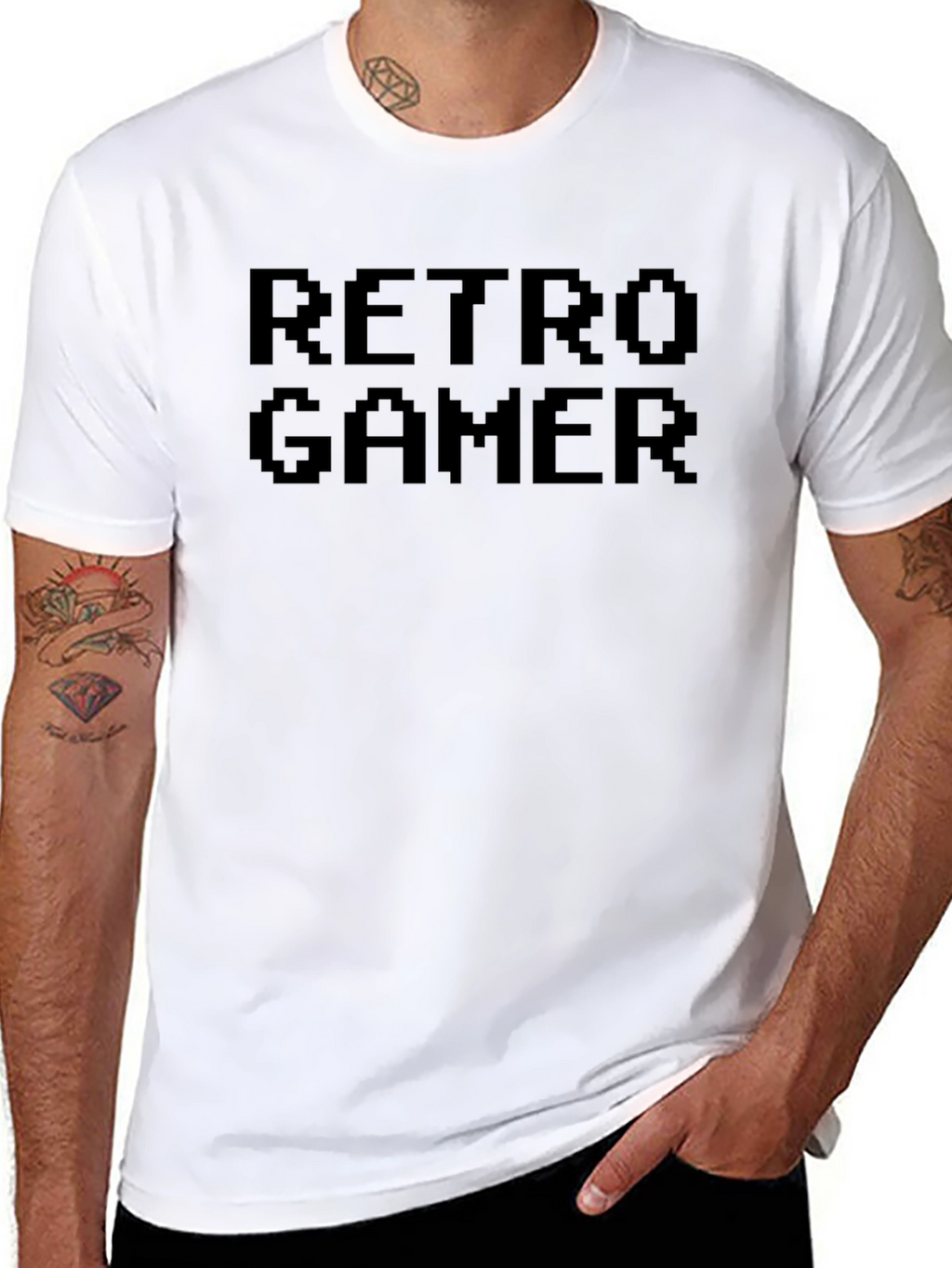 Retro Gamer Pixel T-Shirt - Black Gaming Tee