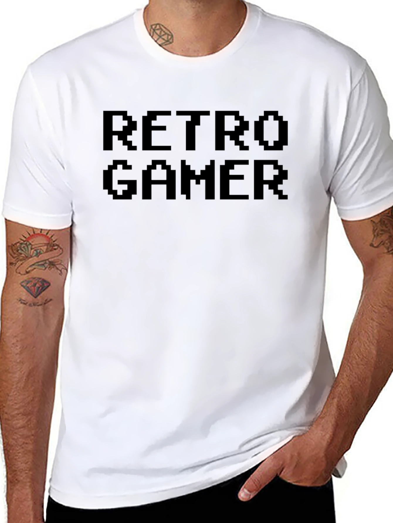 Retro Gamer Pixel T-Shirt - Black Gaming Tee