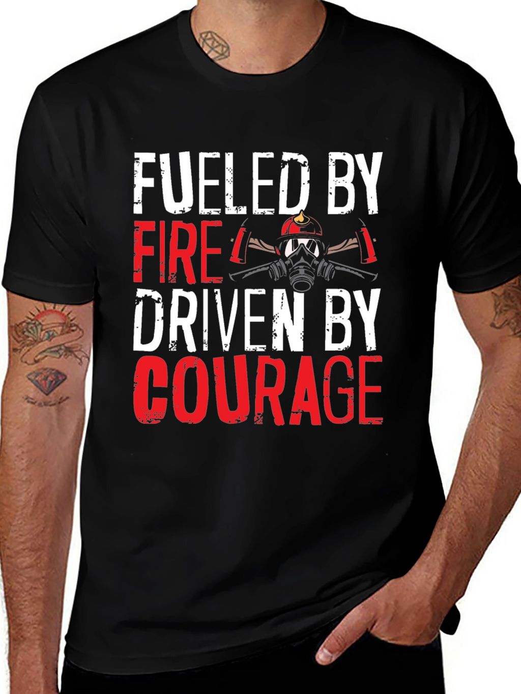 Fueled By Fire Driven By Courage T-Shirt