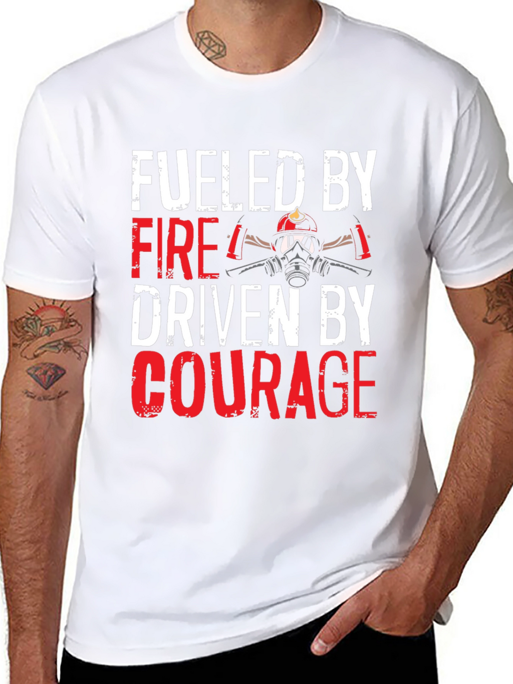 Fueled By Fire Driven By Courage T-Shirt