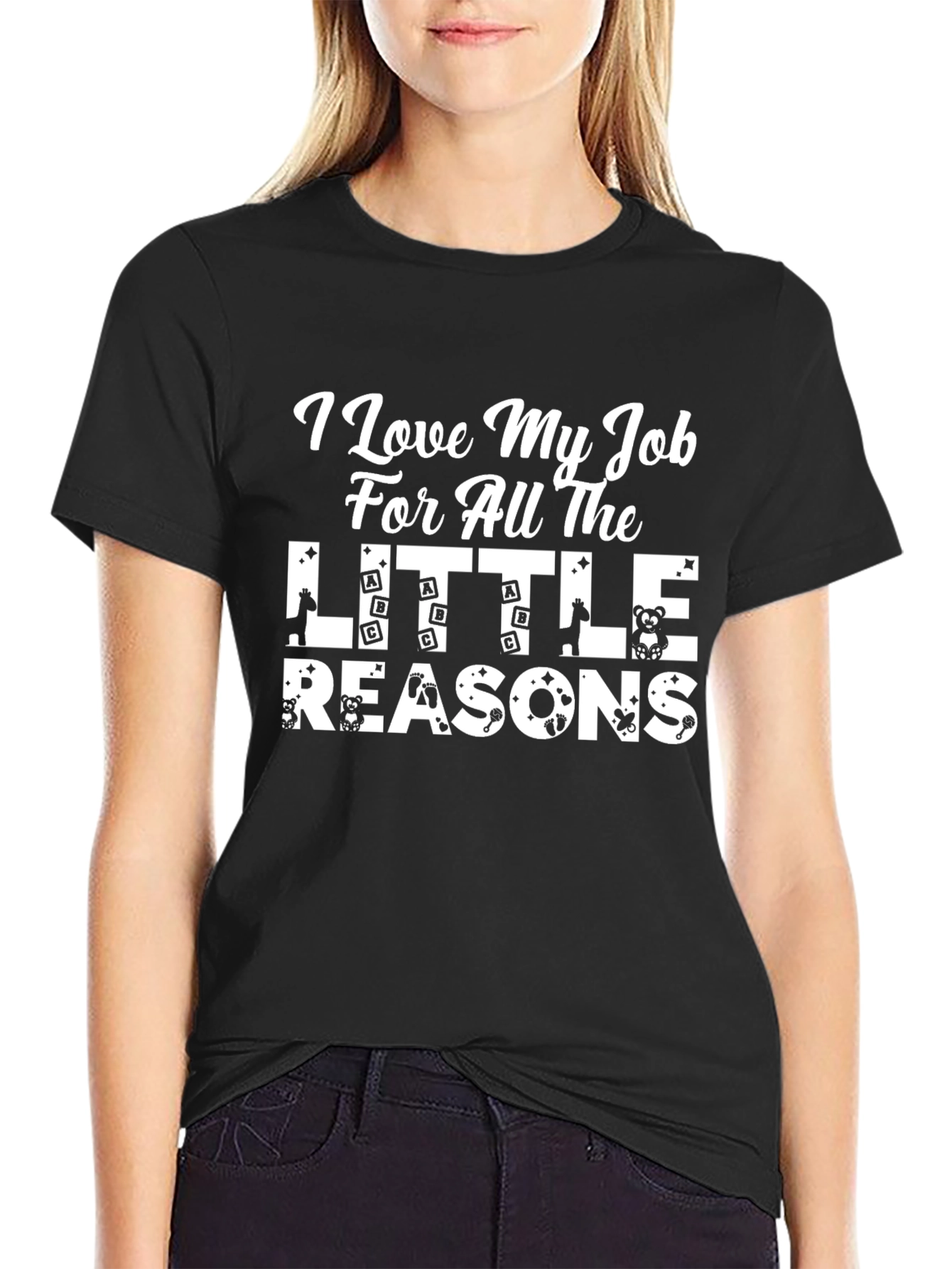 I Love My Job T-Shirt Teacher Daycare