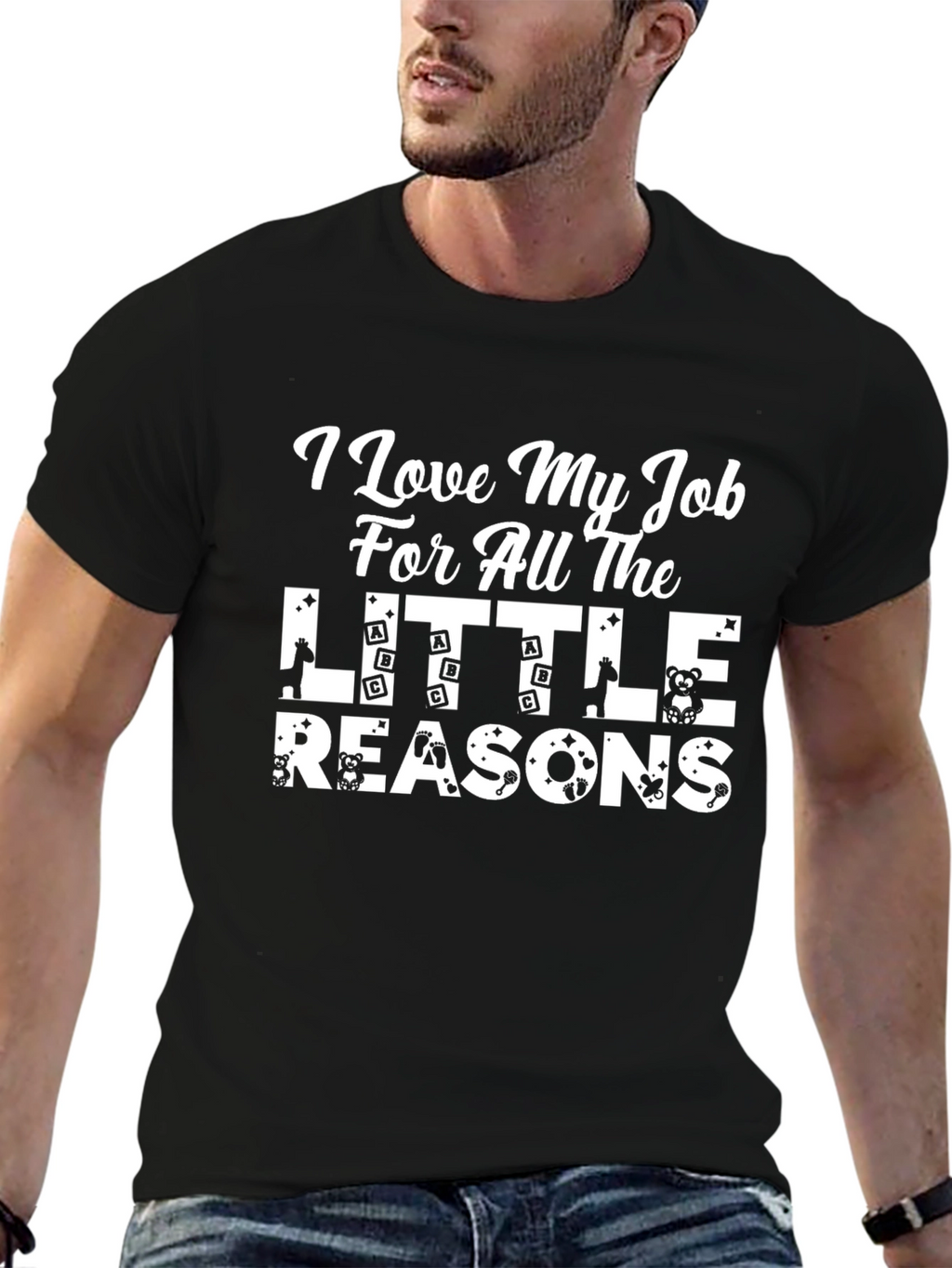 I Love My Job T-Shirt Teacher Daycare