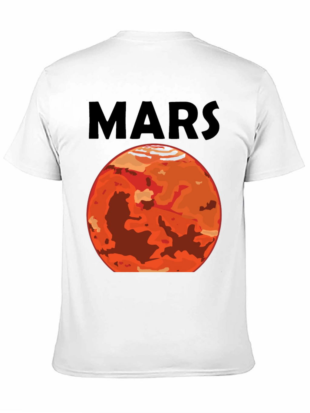 Mars Graphic Tee - Space Theme T-Shirt