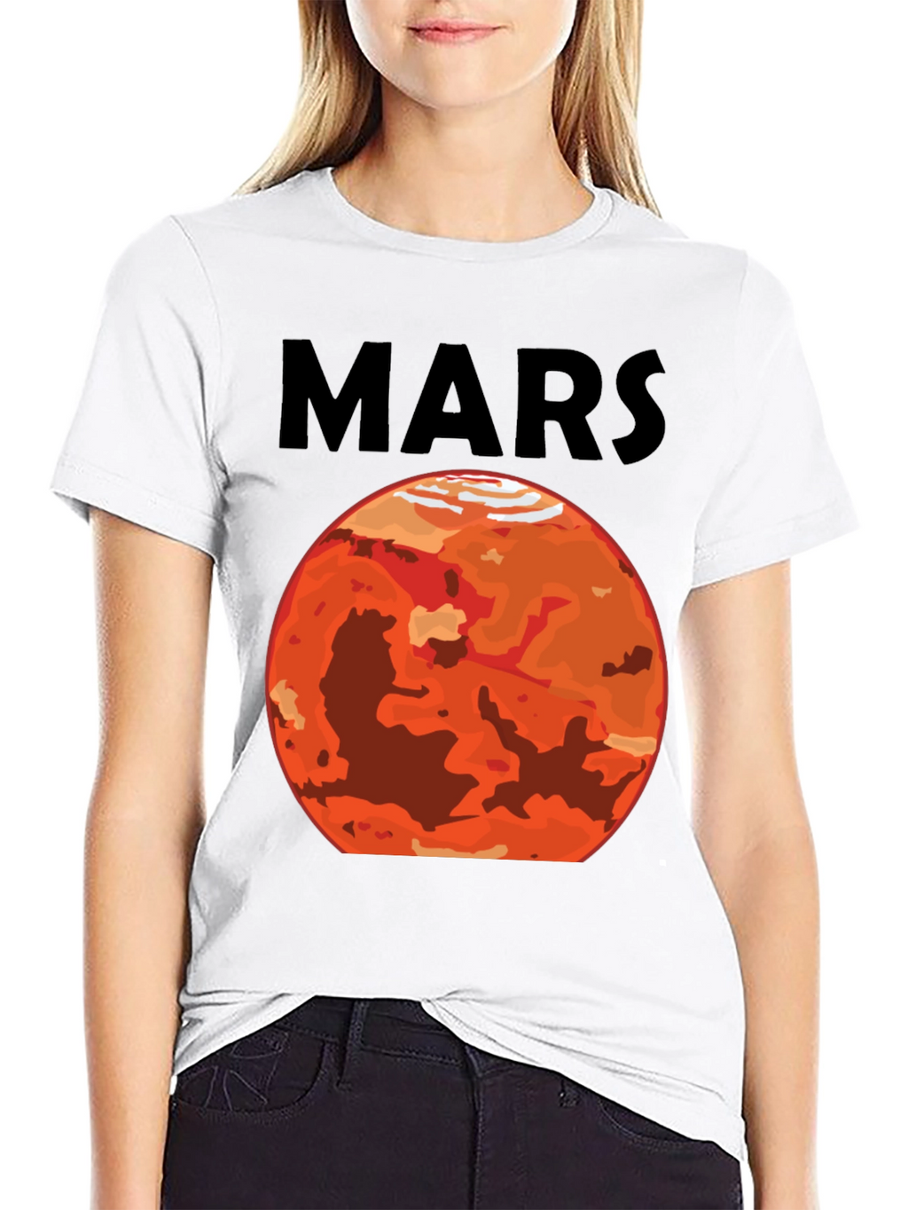 Mars Graphic Tee - Space Theme T-Shirt