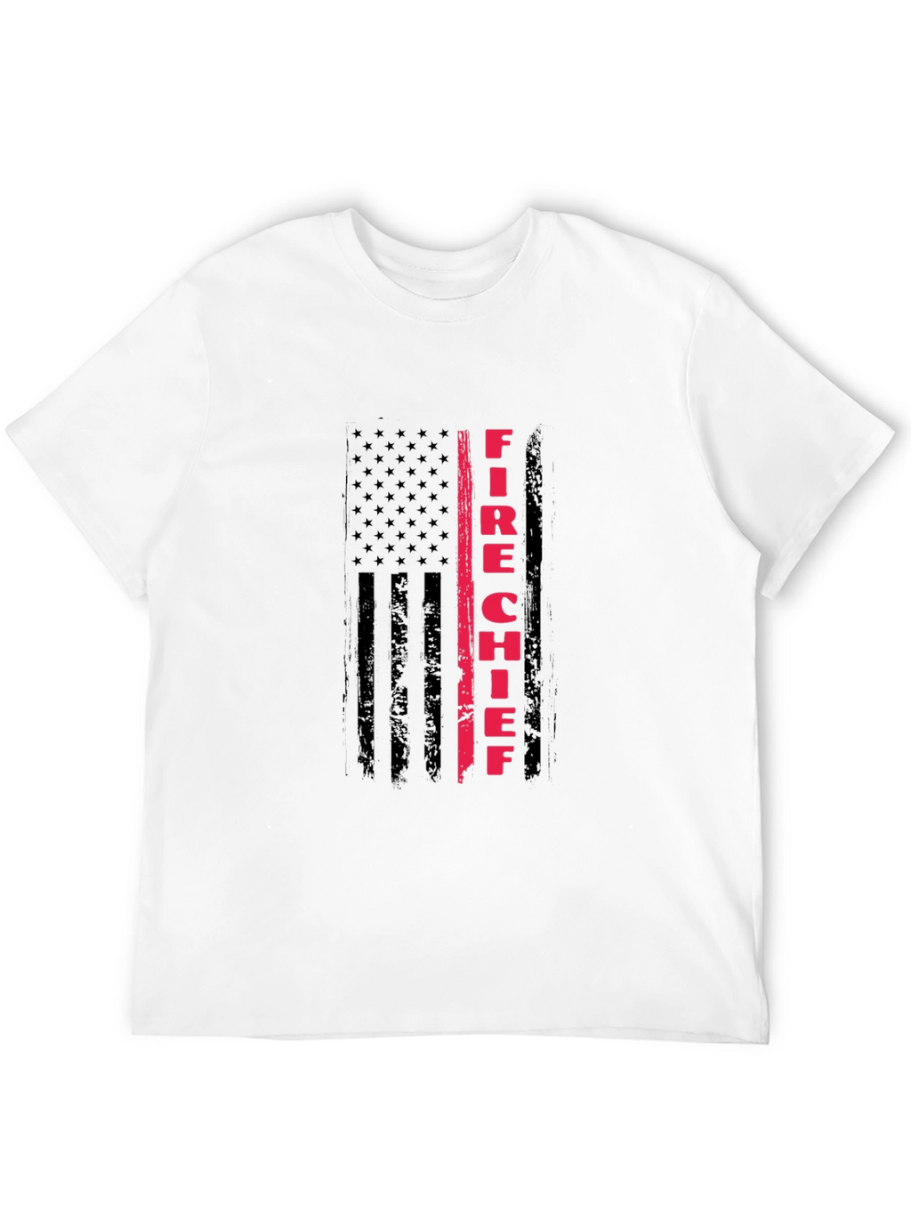 Fire Chief American Flag T-Shirt