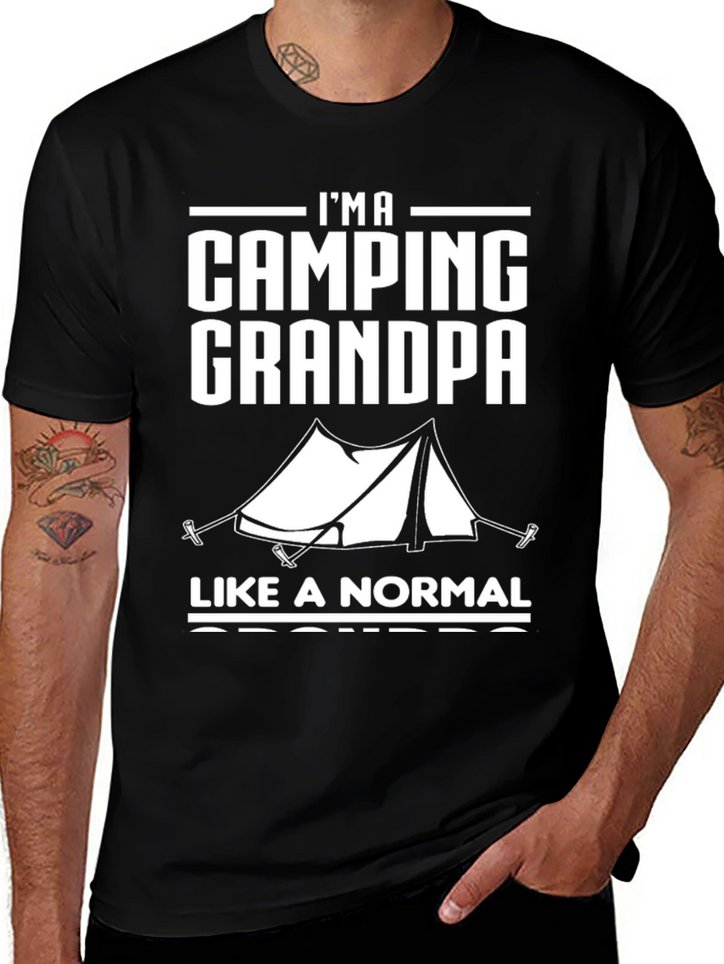 Camping Grandpa T-Shirt - Funny Camping Gift