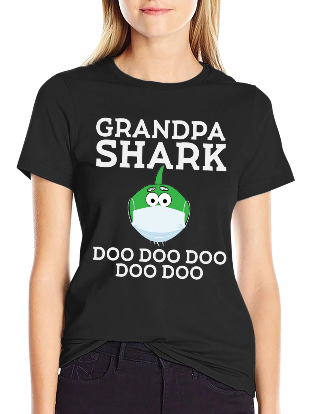 Grandpa Shark Doo Doo Funny T-Shirt