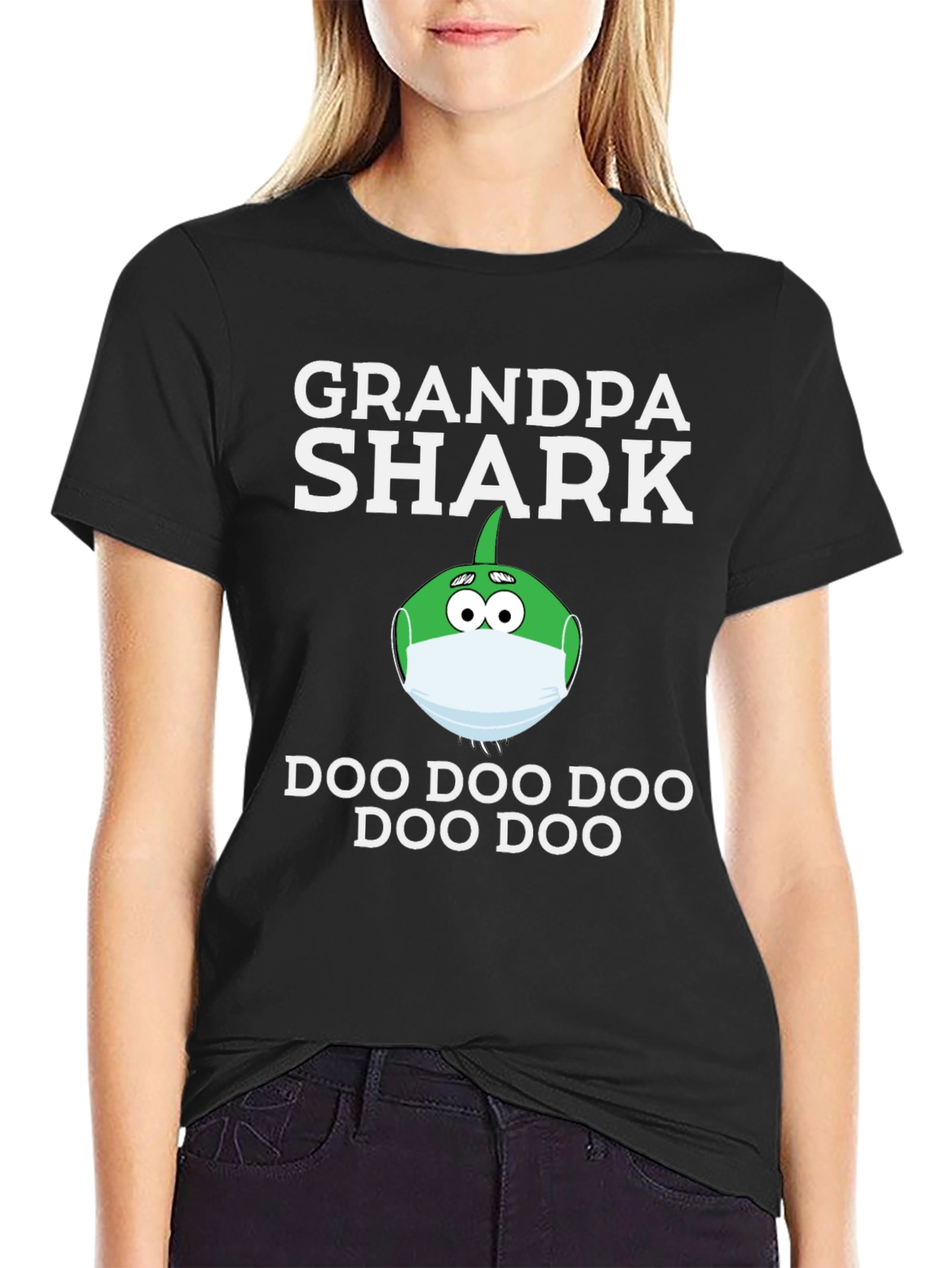 Grandpa Shark Doo Doo Funny T-Shirt