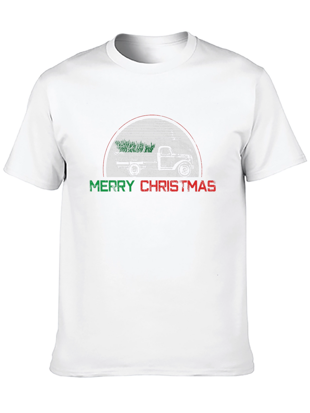 Merry Christmas Truck Graphic Tee