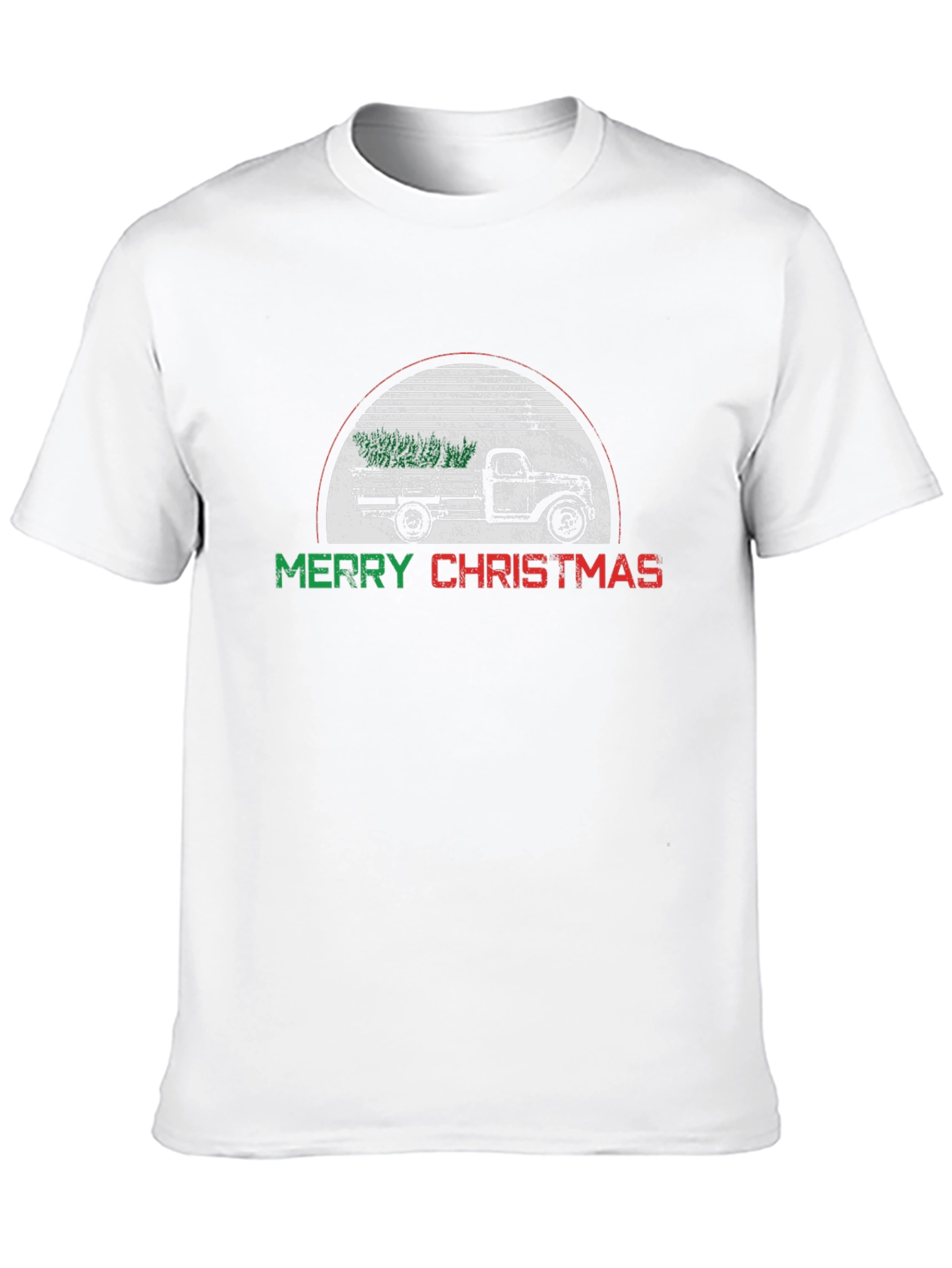 Merry Christmas Truck Graphic Tee
