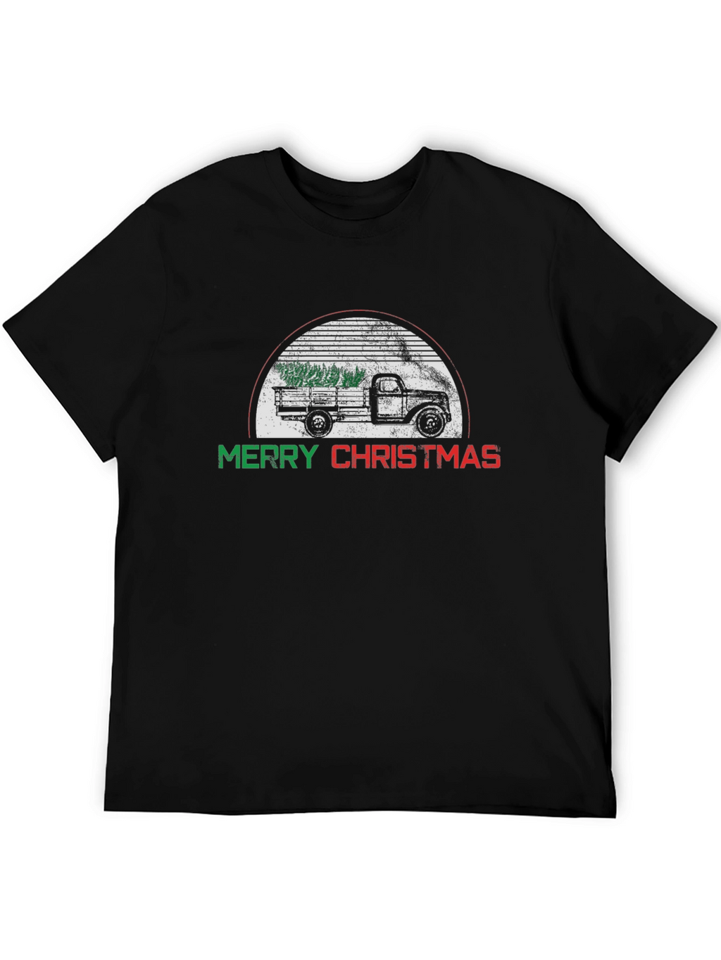 Merry Christmas Truck Graphic Tee