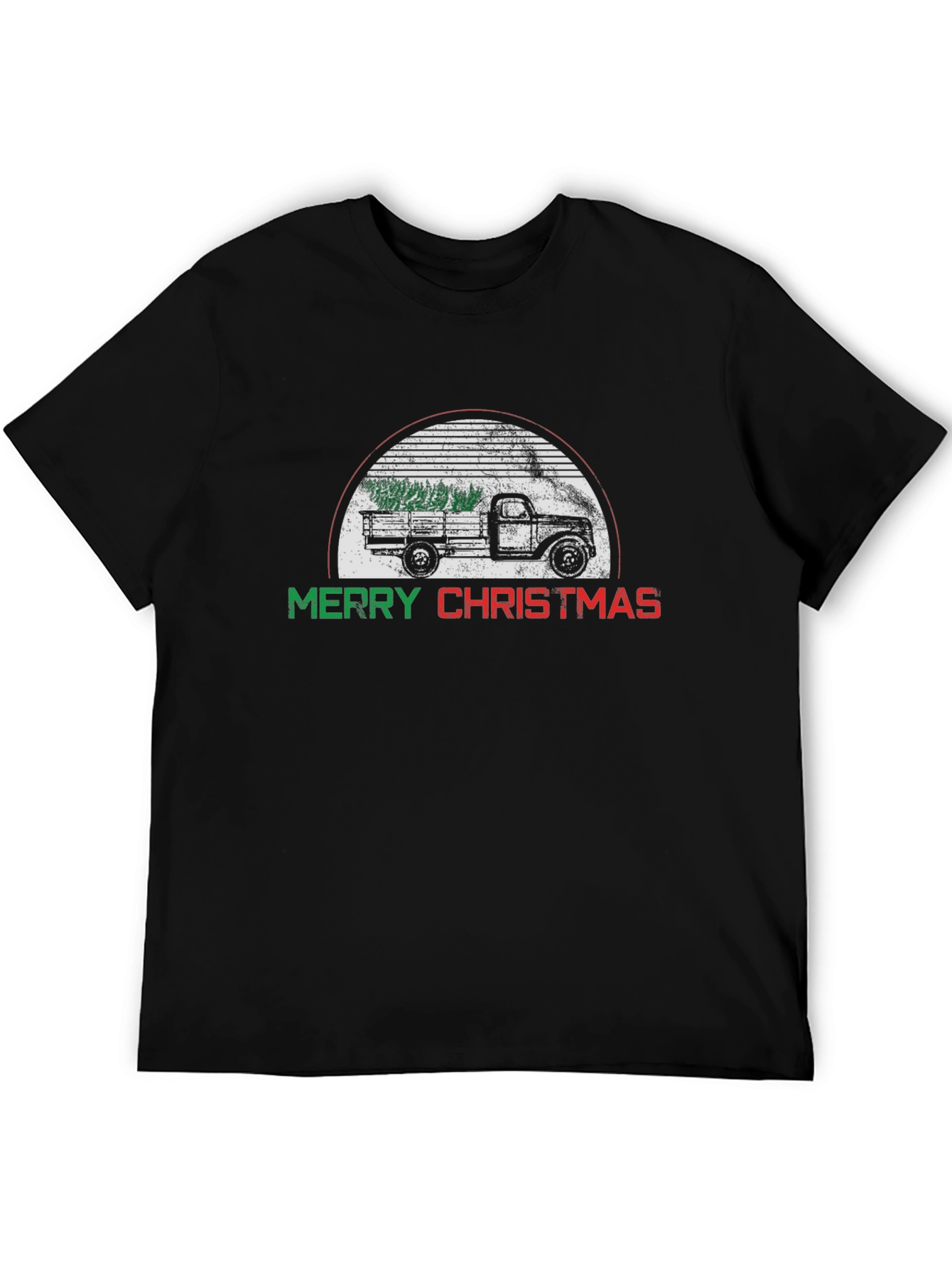 Merry Christmas Truck Graphic Tee