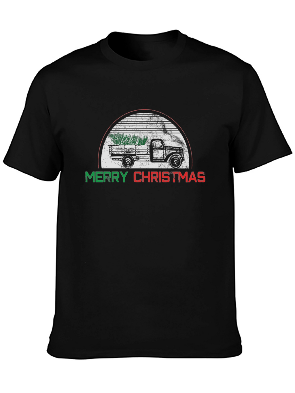 Merry Christmas Truck Graphic Tee