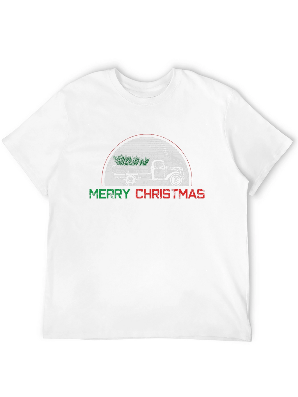 Merry Christmas Truck Graphic Tee