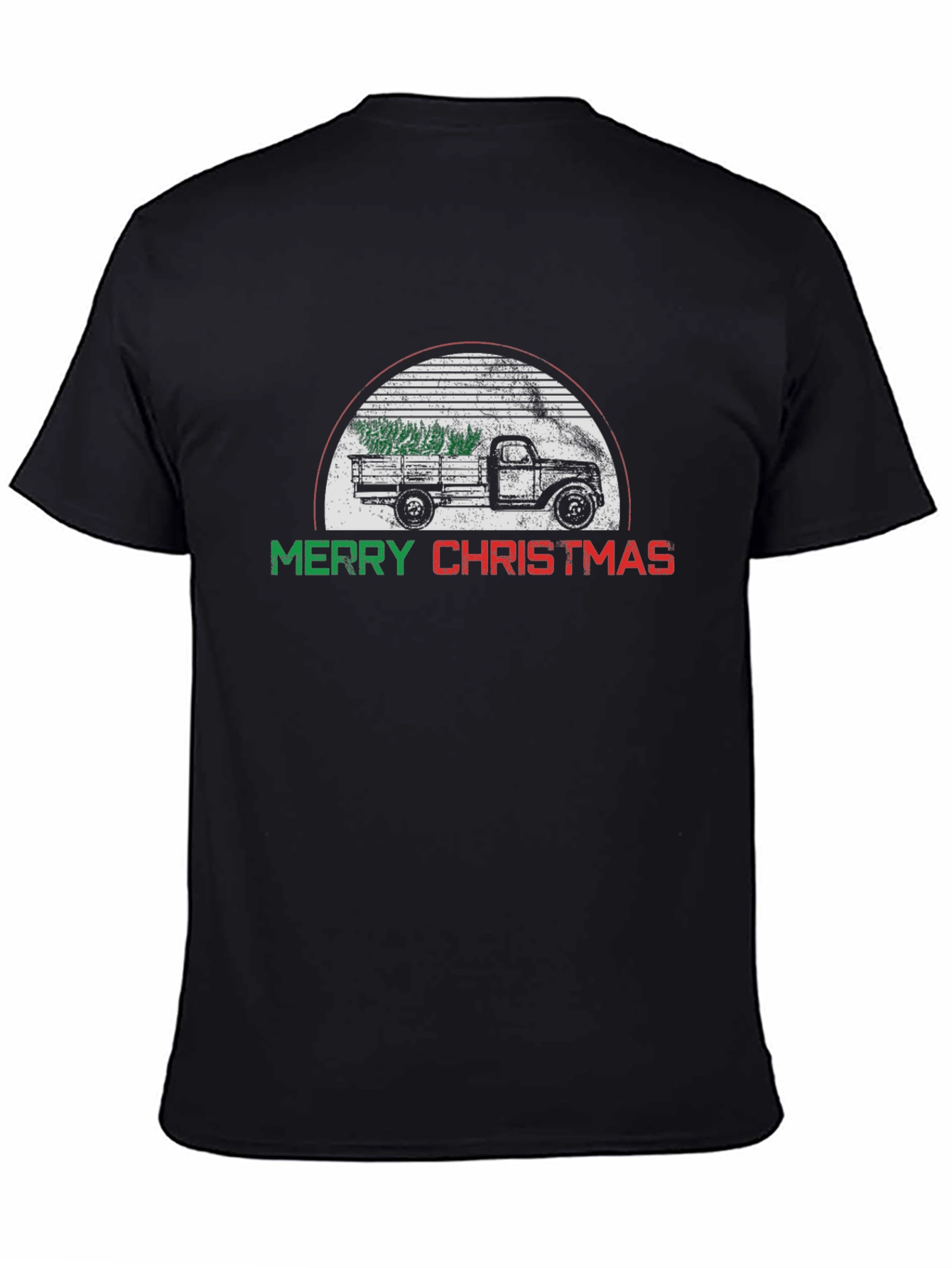 Merry Christmas Truck Graphic Tee
