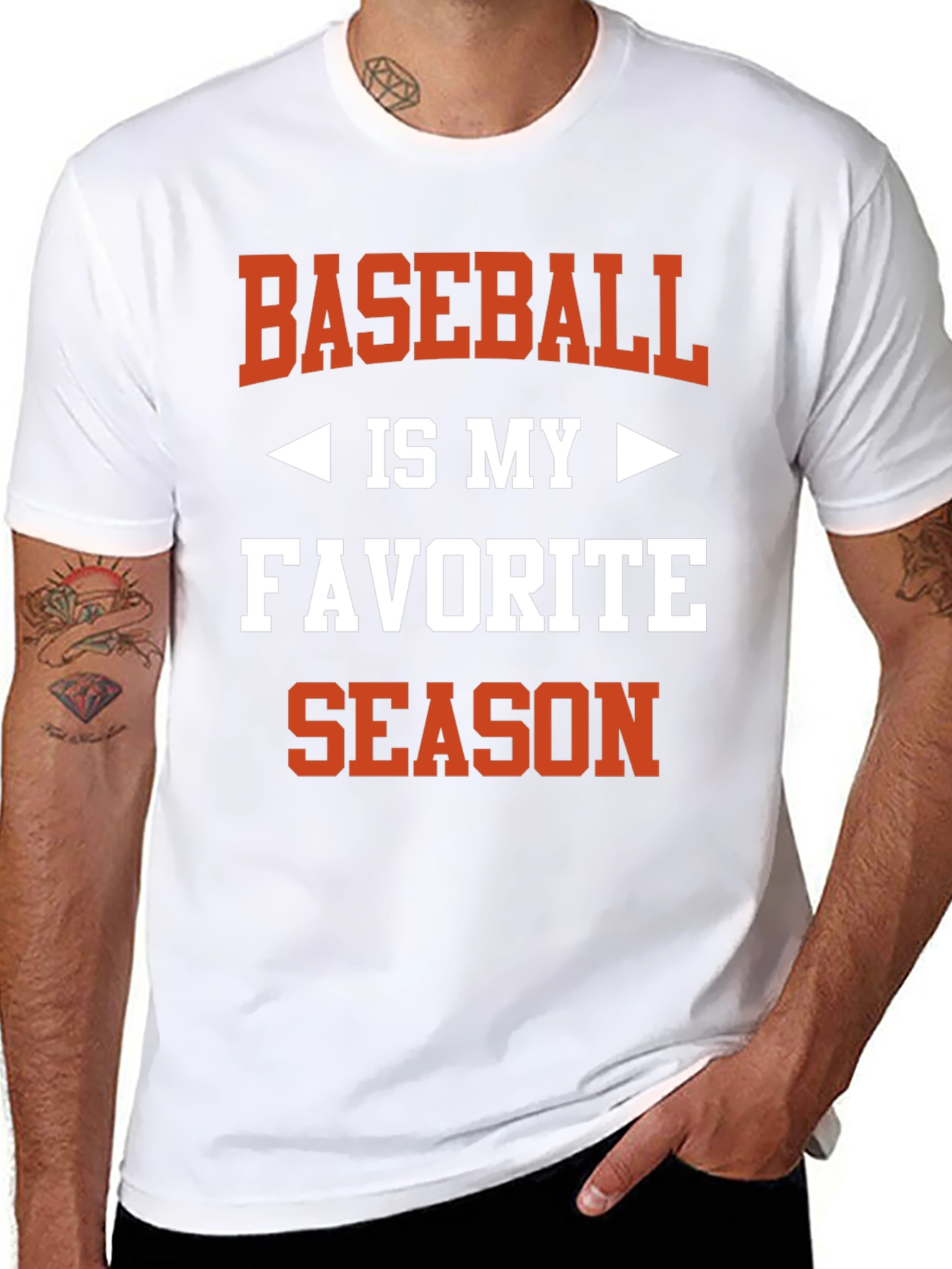 Baseball Is My Favorite Season Graphic Tee