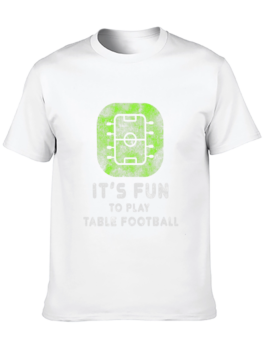Its Fun to Play Table Football Mens Black T-shirt