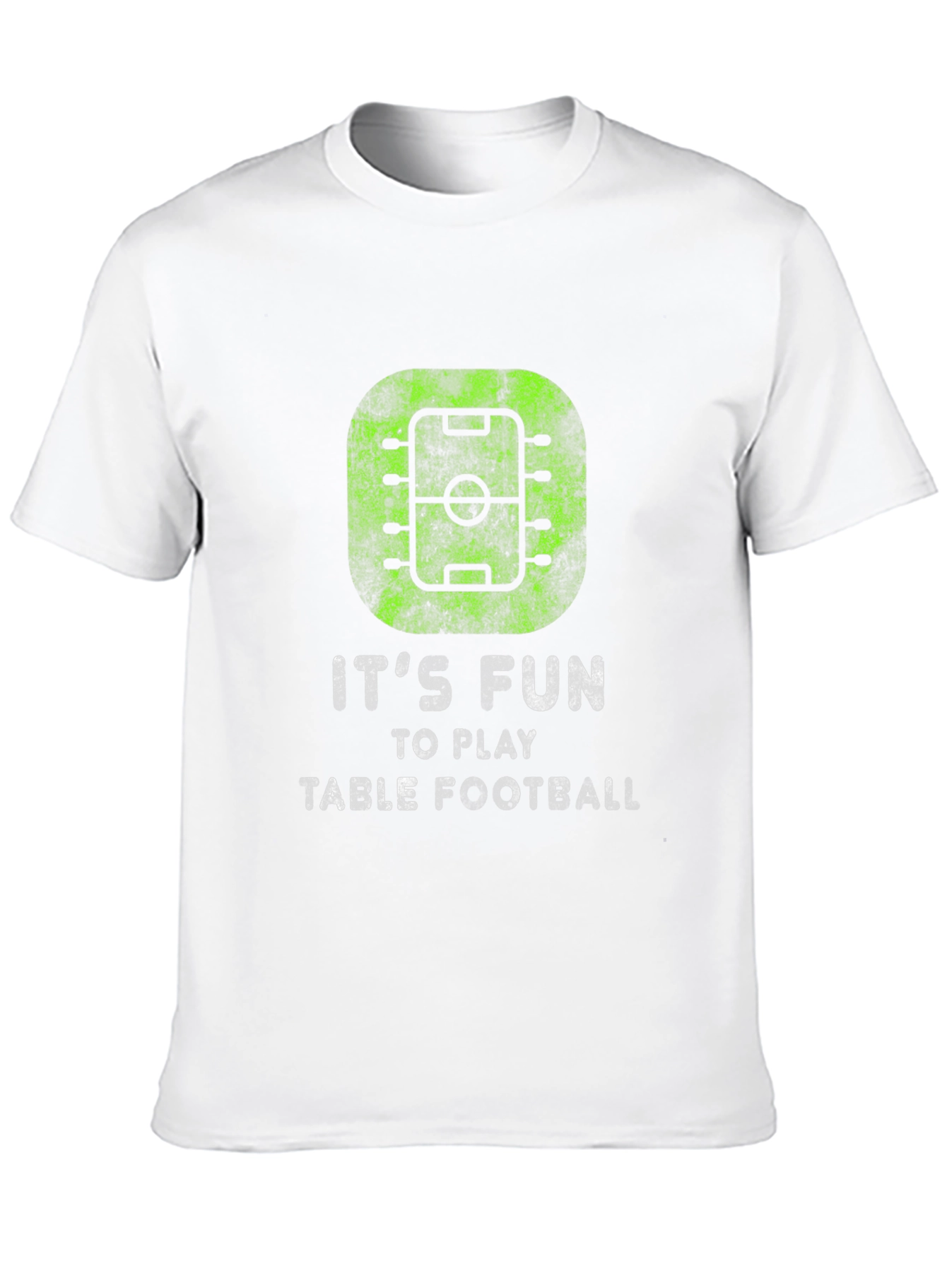 Its Fun to Play Table Football Mens Black T-shirt