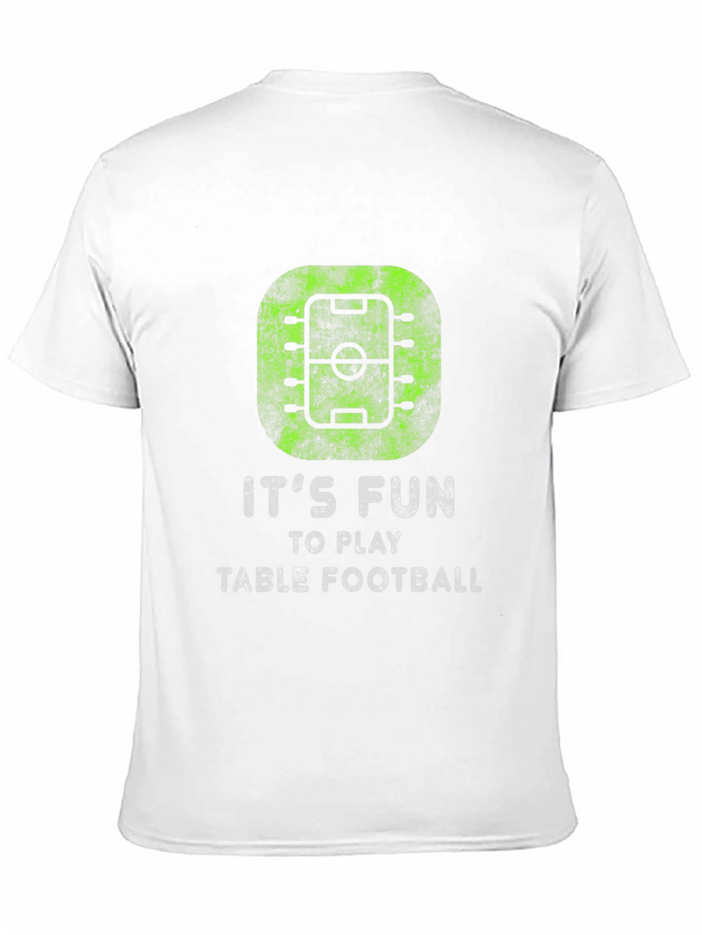 Its Fun to Play Table Football Mens Black T-shirt