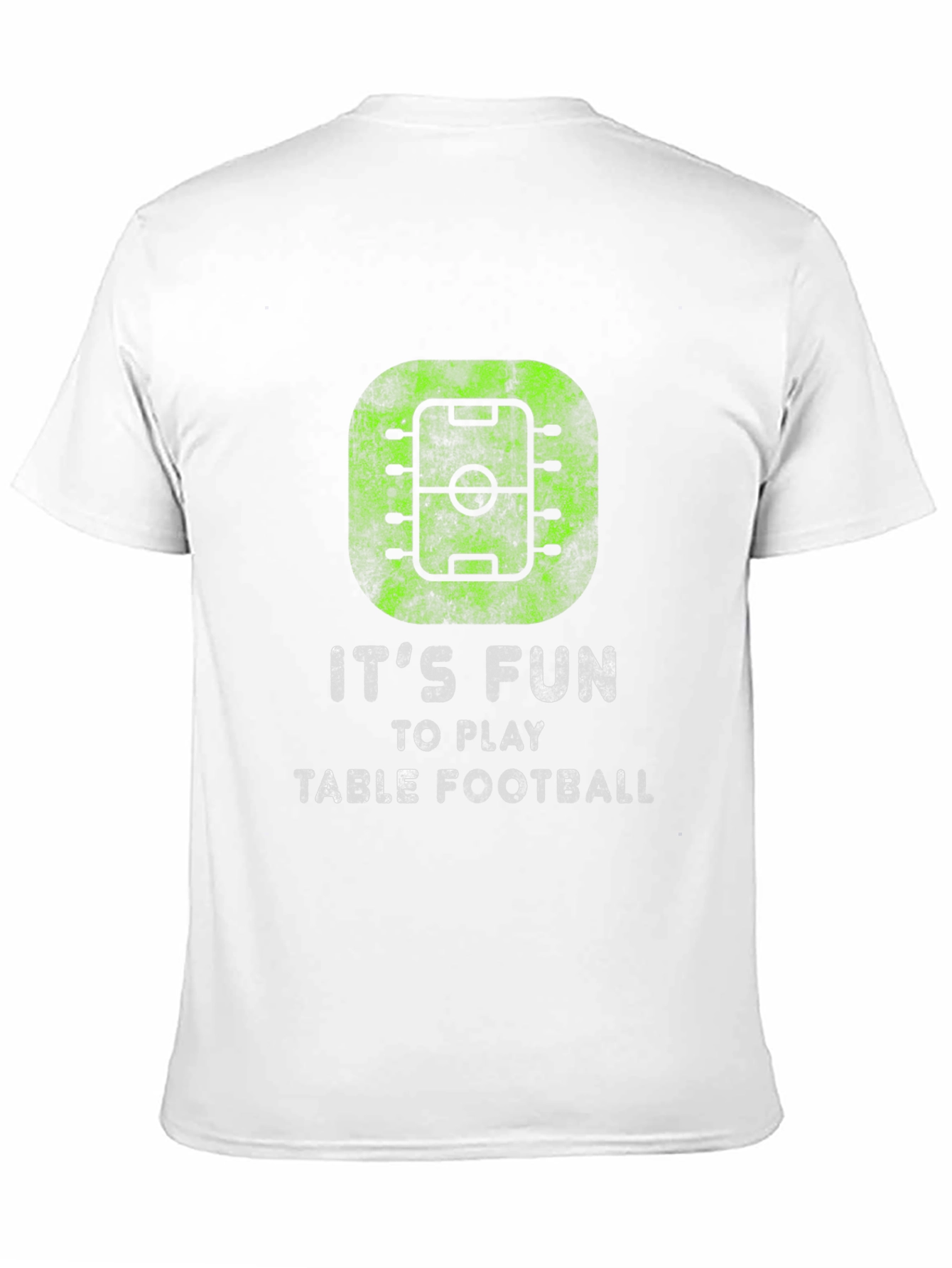 Its Fun to Play Table Football Mens Black T-shirt