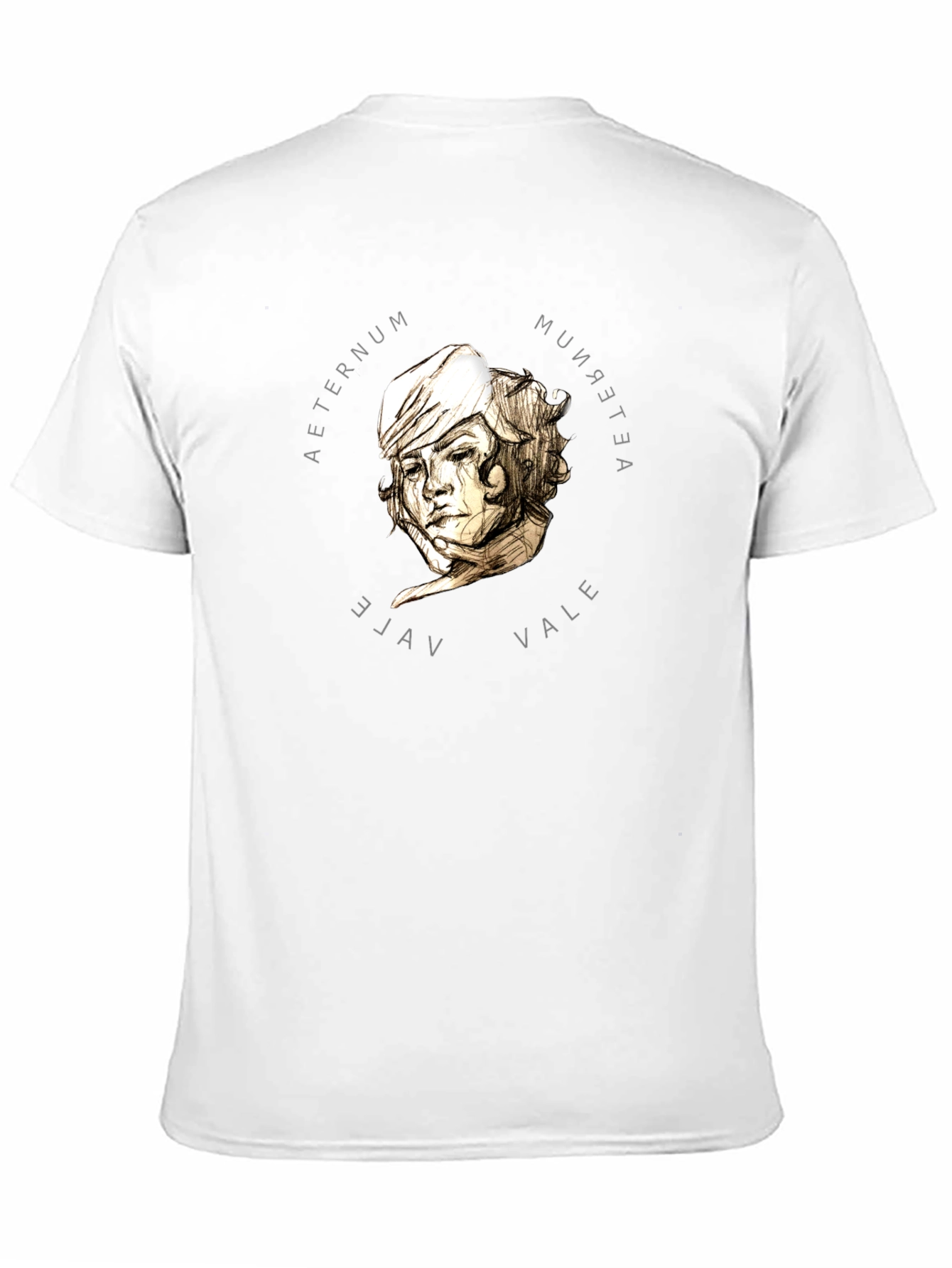 Aeternum Vale Graphic Tee - Stylish Black T-Shirt