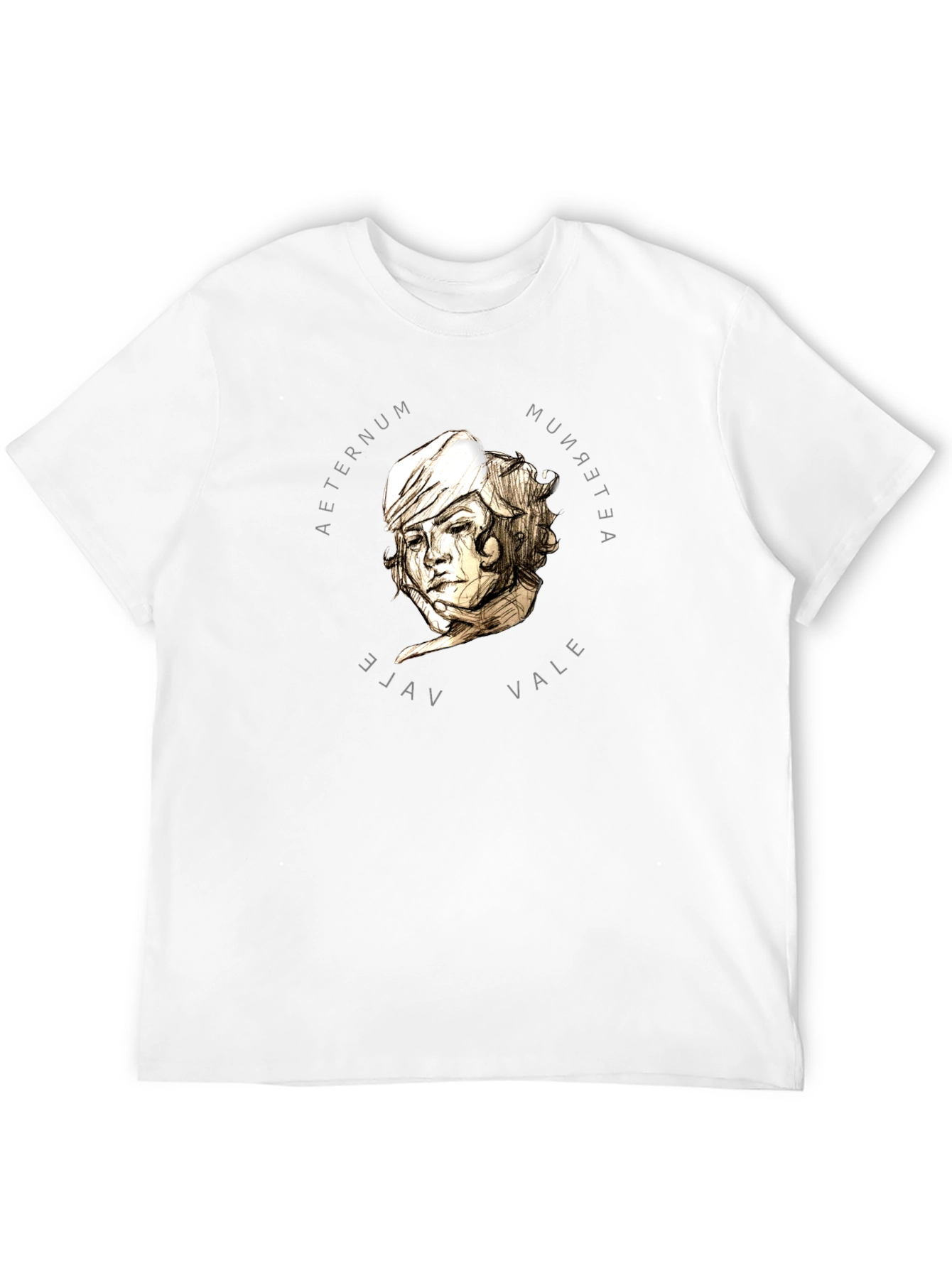 Aeternum Vale Graphic Tee - Stylish Black T-Shirt