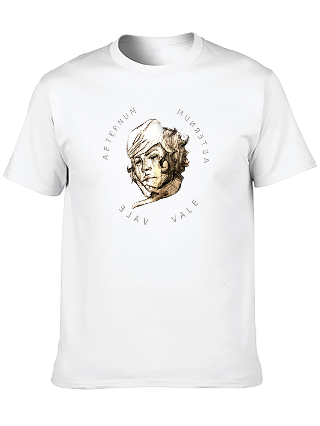 Aeternum Vale Graphic Tee - Stylish Black T-Shirt