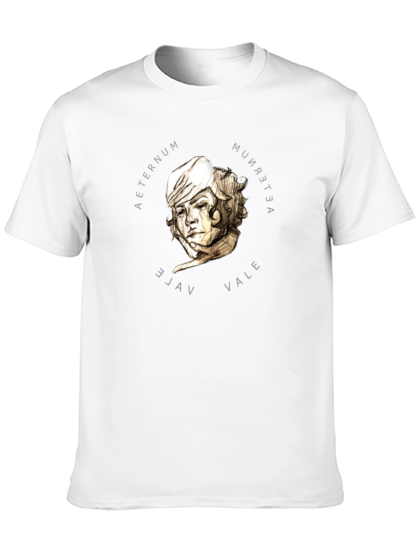 Aeternum Vale Graphic Tee - Stylish Black T-Shirt