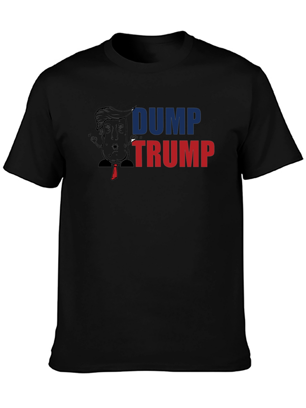 Dump Trump Graphic Print T-Shirt - Anti-Political Tee