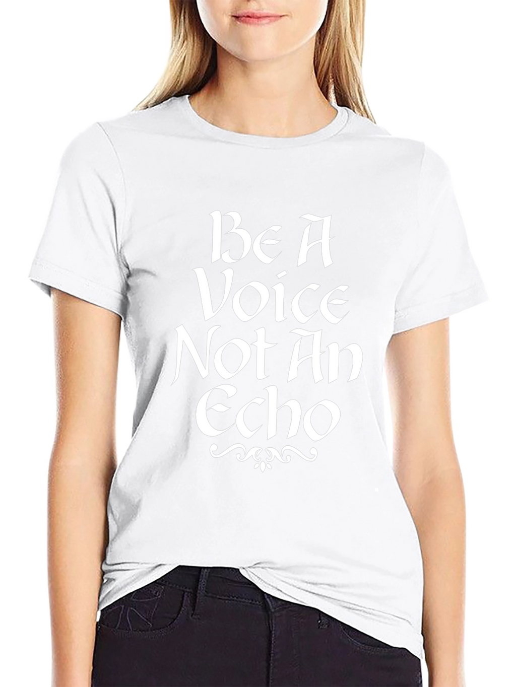 Be A Voice T-Shirt - Inspirational Quote Tee