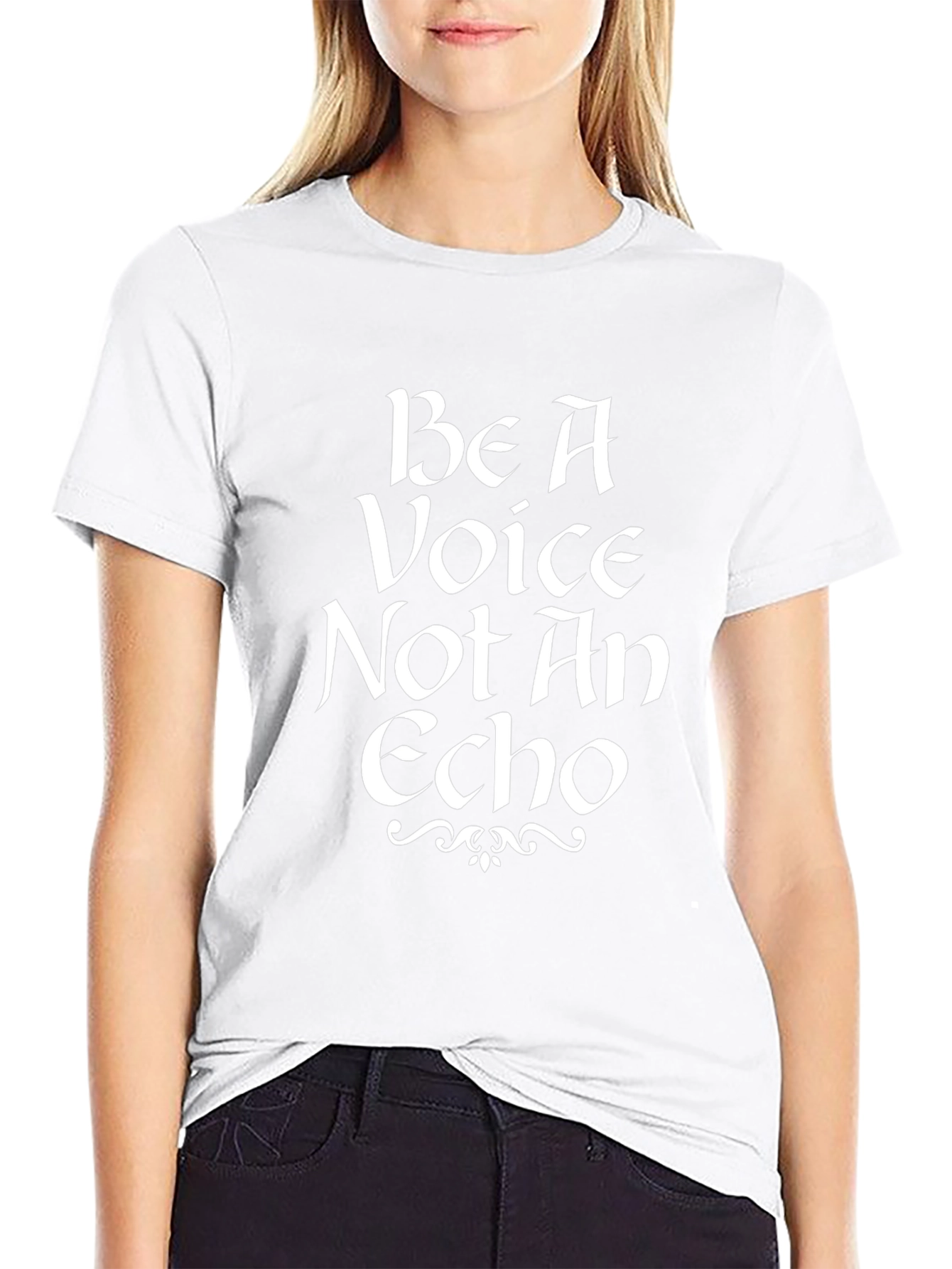 Be A Voice T-Shirt - Inspirational Quote Tee