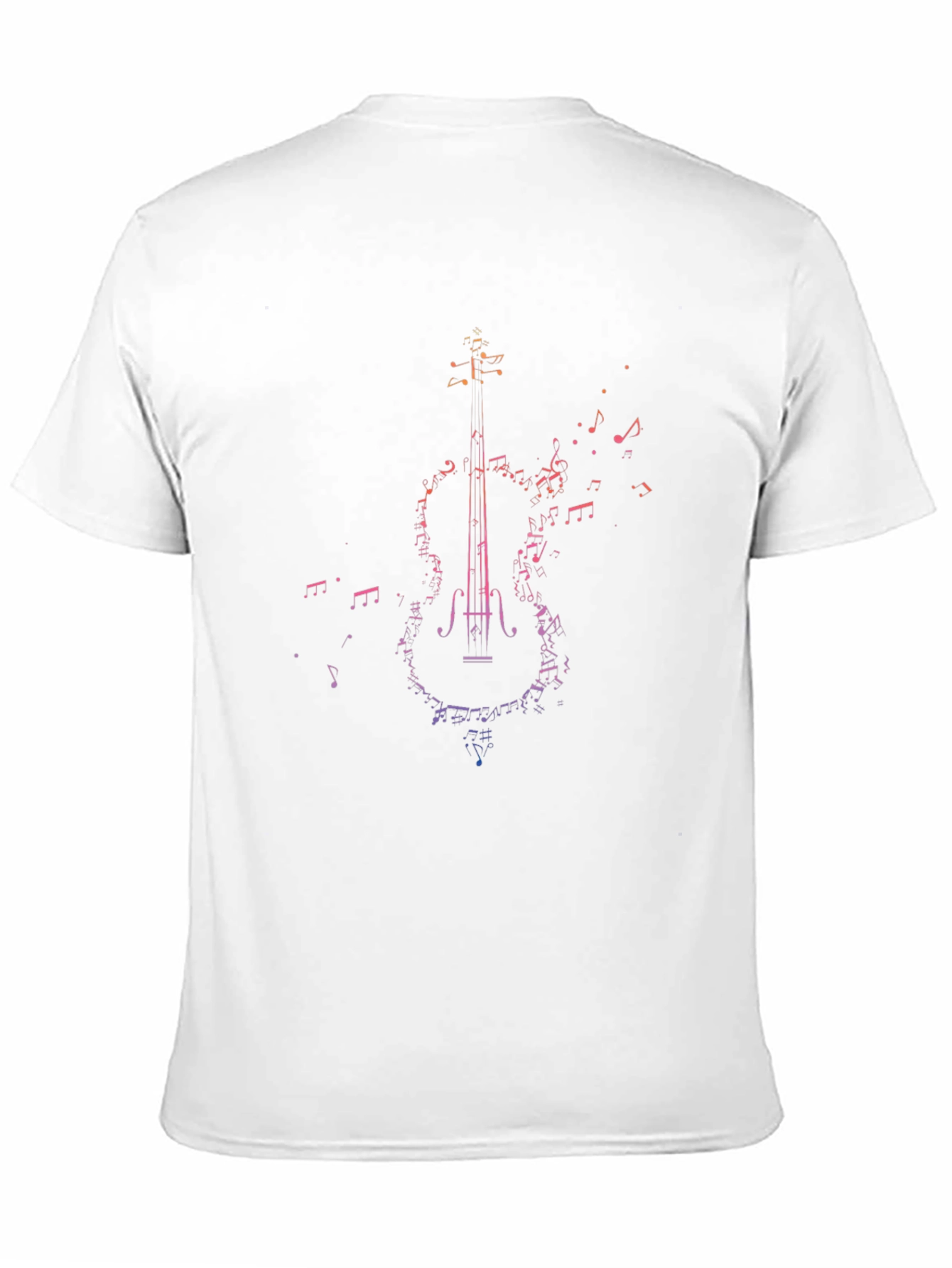 Musical Violin Graphic Tee - Stylish Black T-Shirt