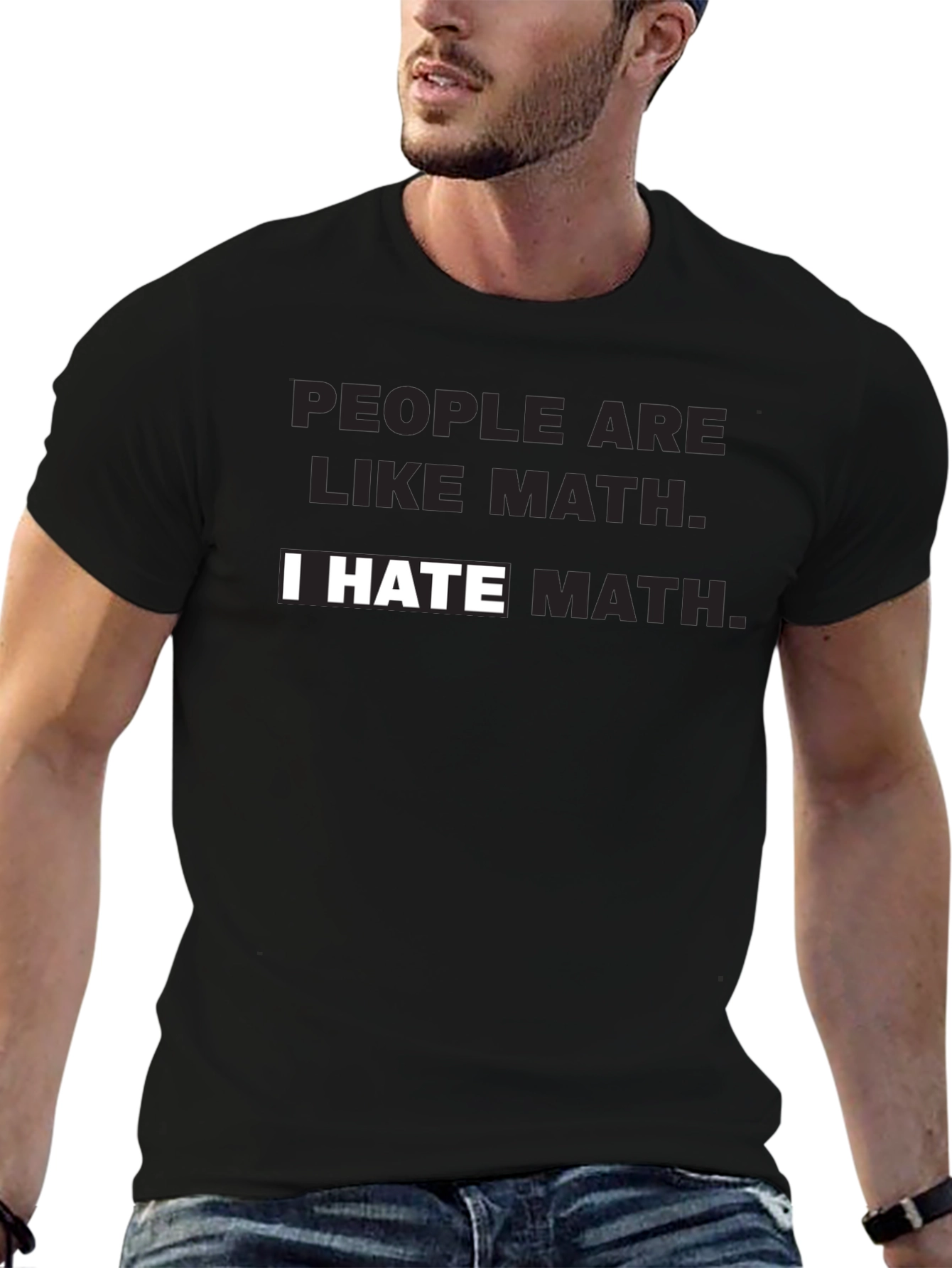 I Hate Math T-Shirt - Funny Math Hater Tee