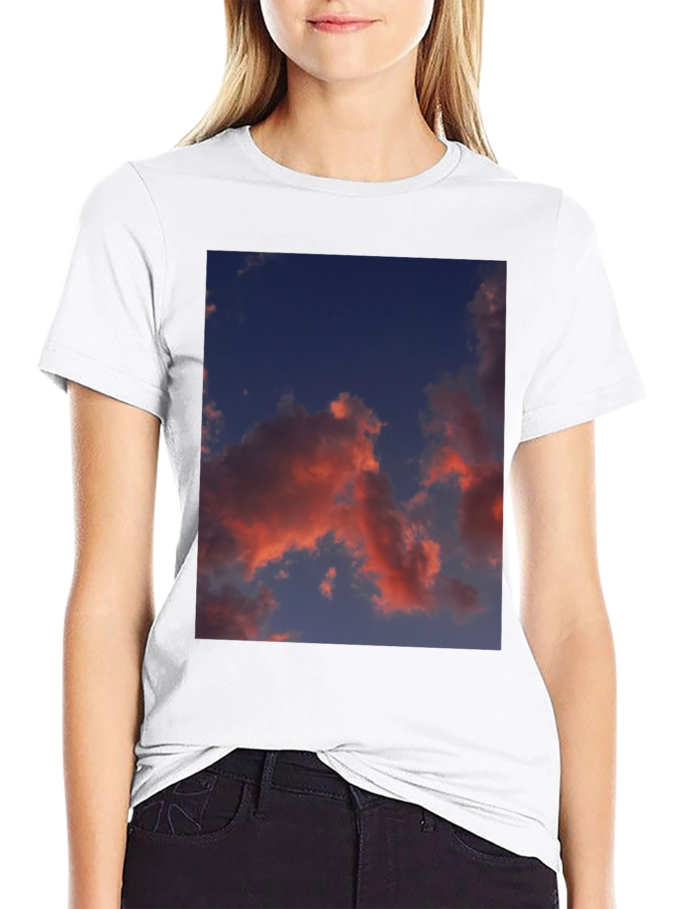 Sunset Cloud Graphic Tee - Stylish Casual Wear