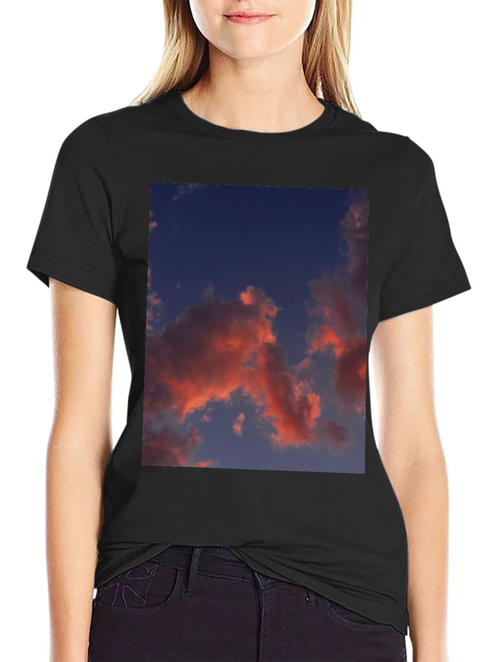 Sunset Cloud Graphic Tee - Stylish Casual Wear