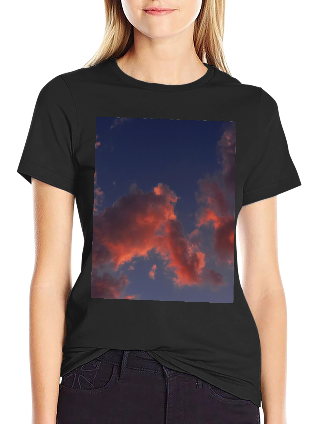 Sunset Cloud Graphic Tee - Stylish Casual Wear