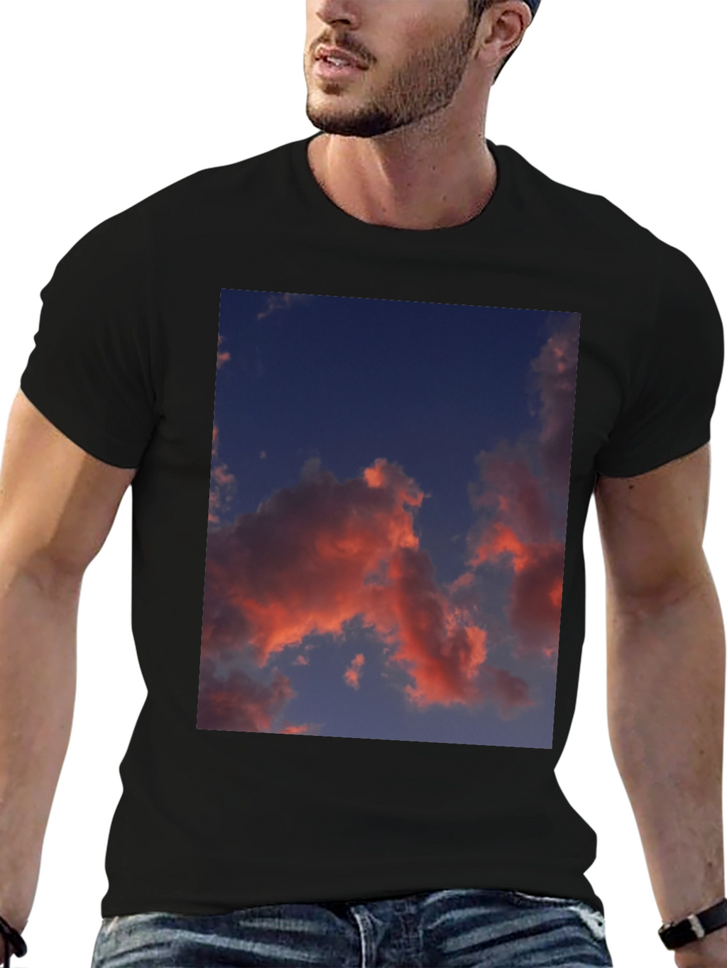 Sunset Cloud Graphic Tee - Stylish Casual Wear