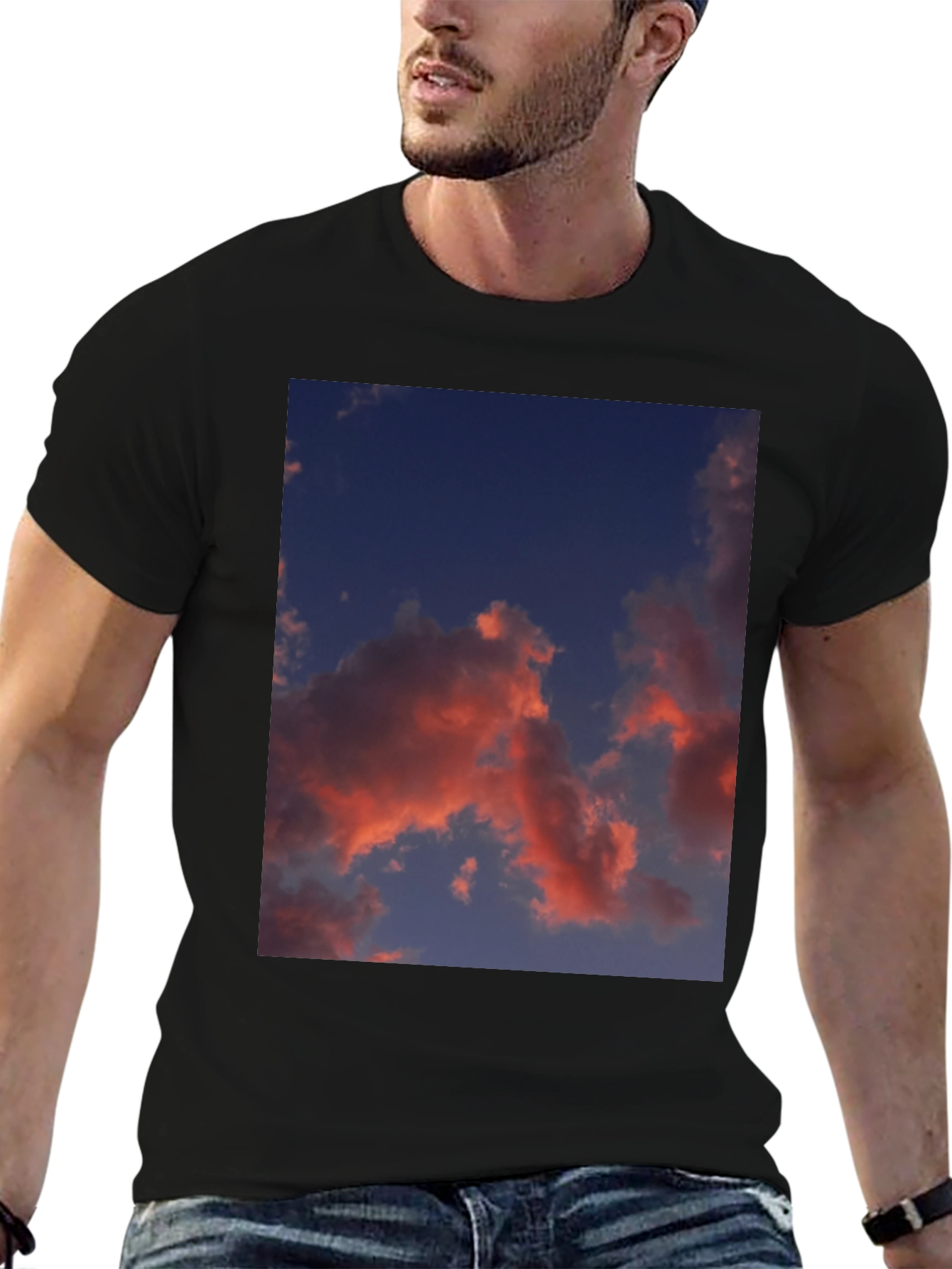 Sunset Cloud Graphic Tee - Stylish Casual Wear